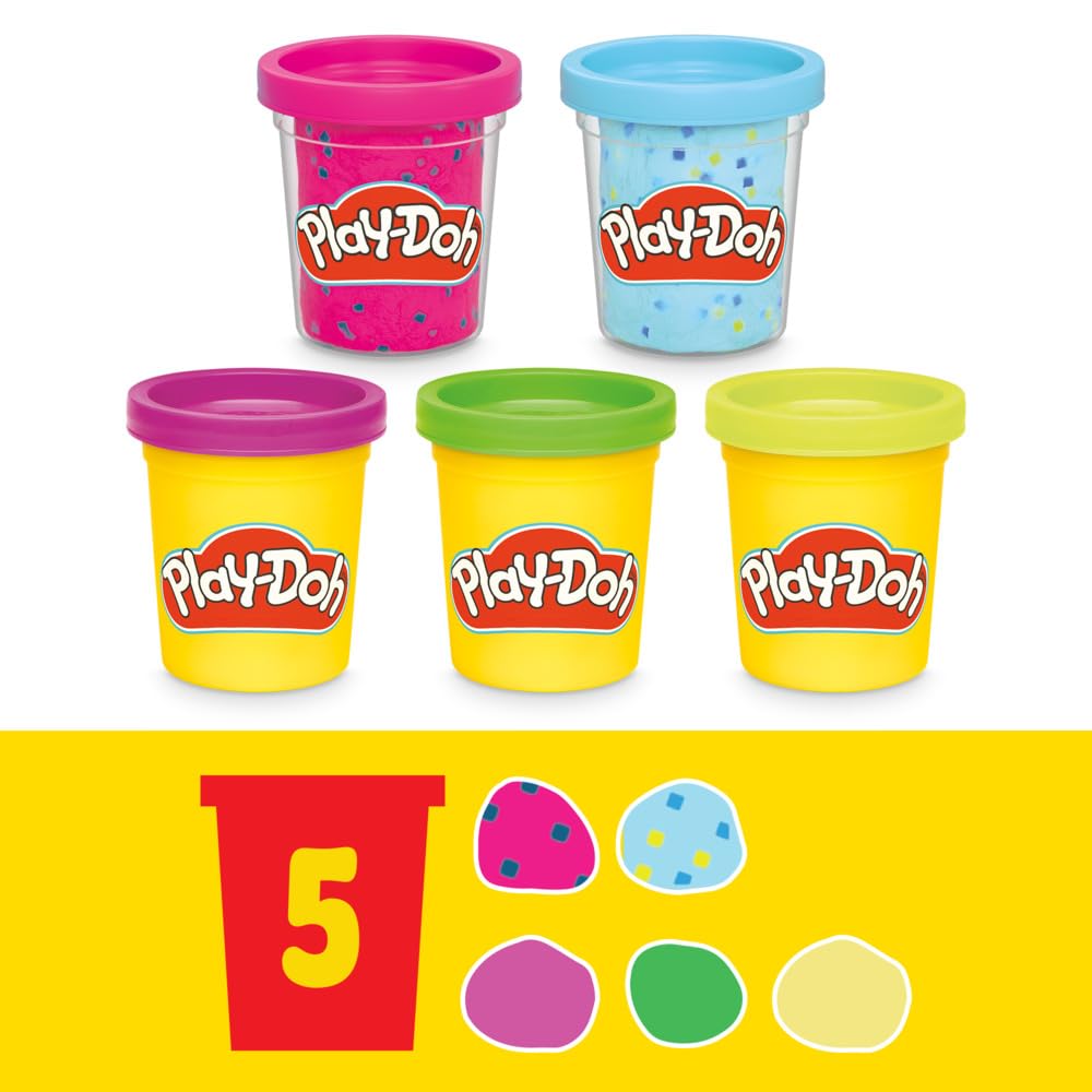 Play-Doh PD IMAGINE NOW 5 PACK - Multi-color Modeling Compound | Ages 3+