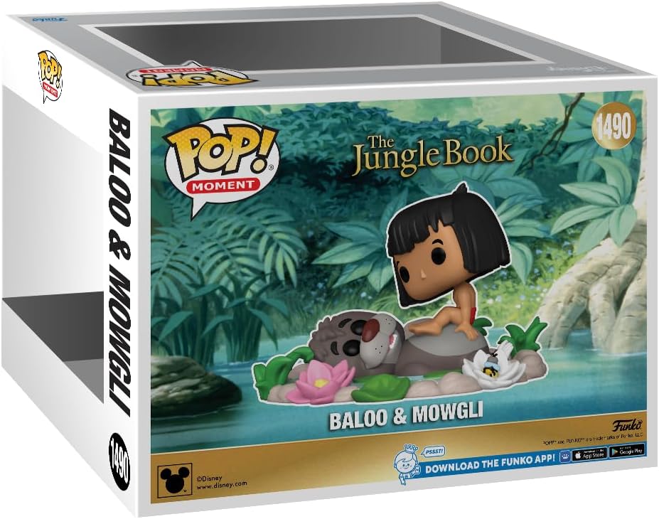 Funko Pop! Animation The Jungle Book - Baloo Bear & Mowgli Vinyl Figure (Pop! Moment)