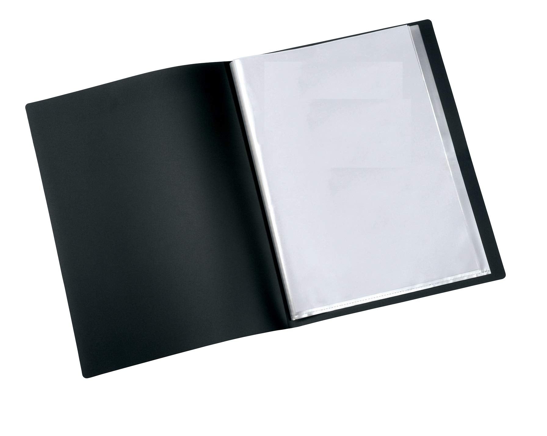 Habercrafts A4 Display Book Folder - 20 Pockets (40 Views) | Pack of 3 | Black 5