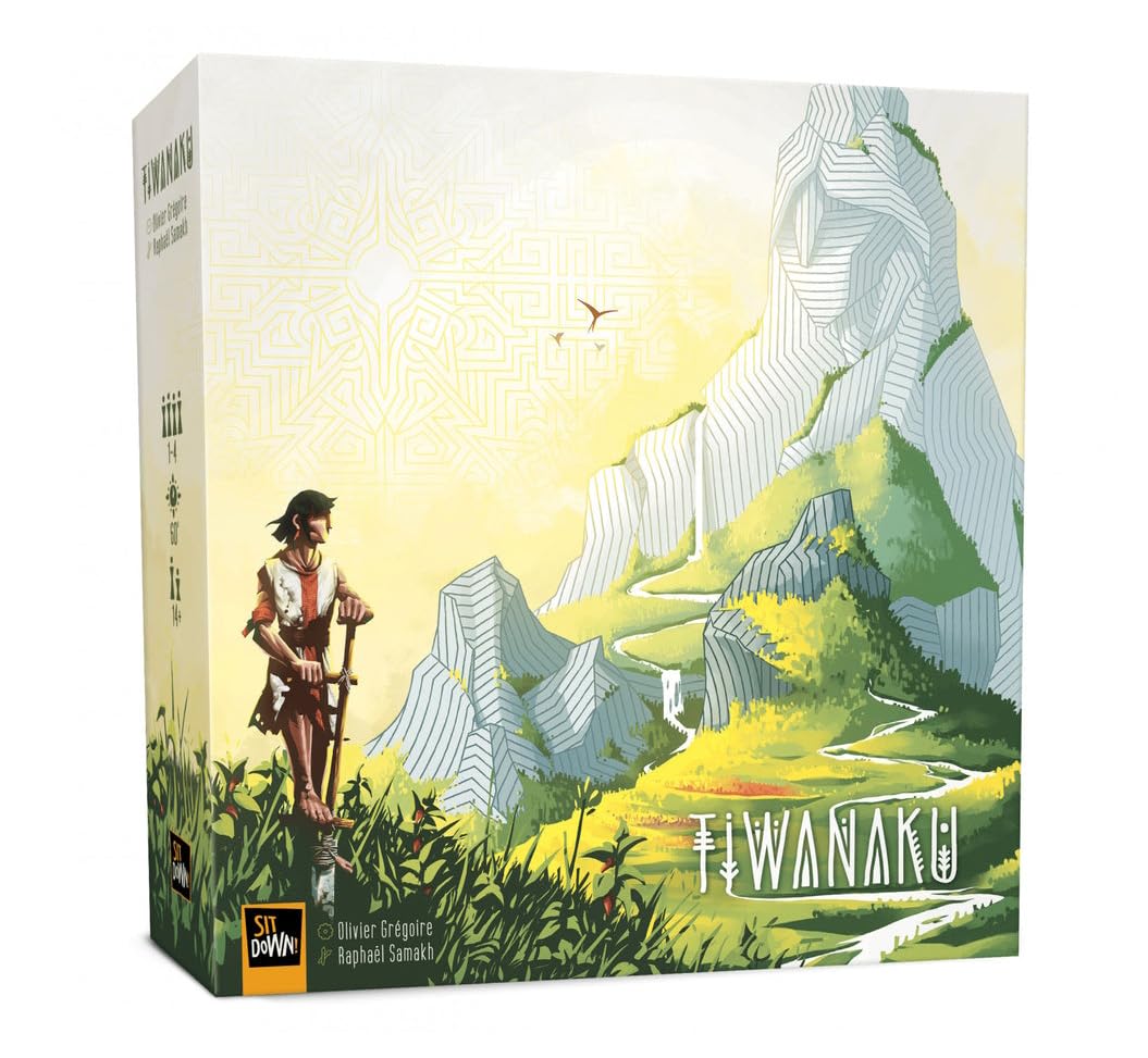 SitDown Tiwanaku Strategy Game - Cooperative, 1-4 Players, Ages 14+ 1