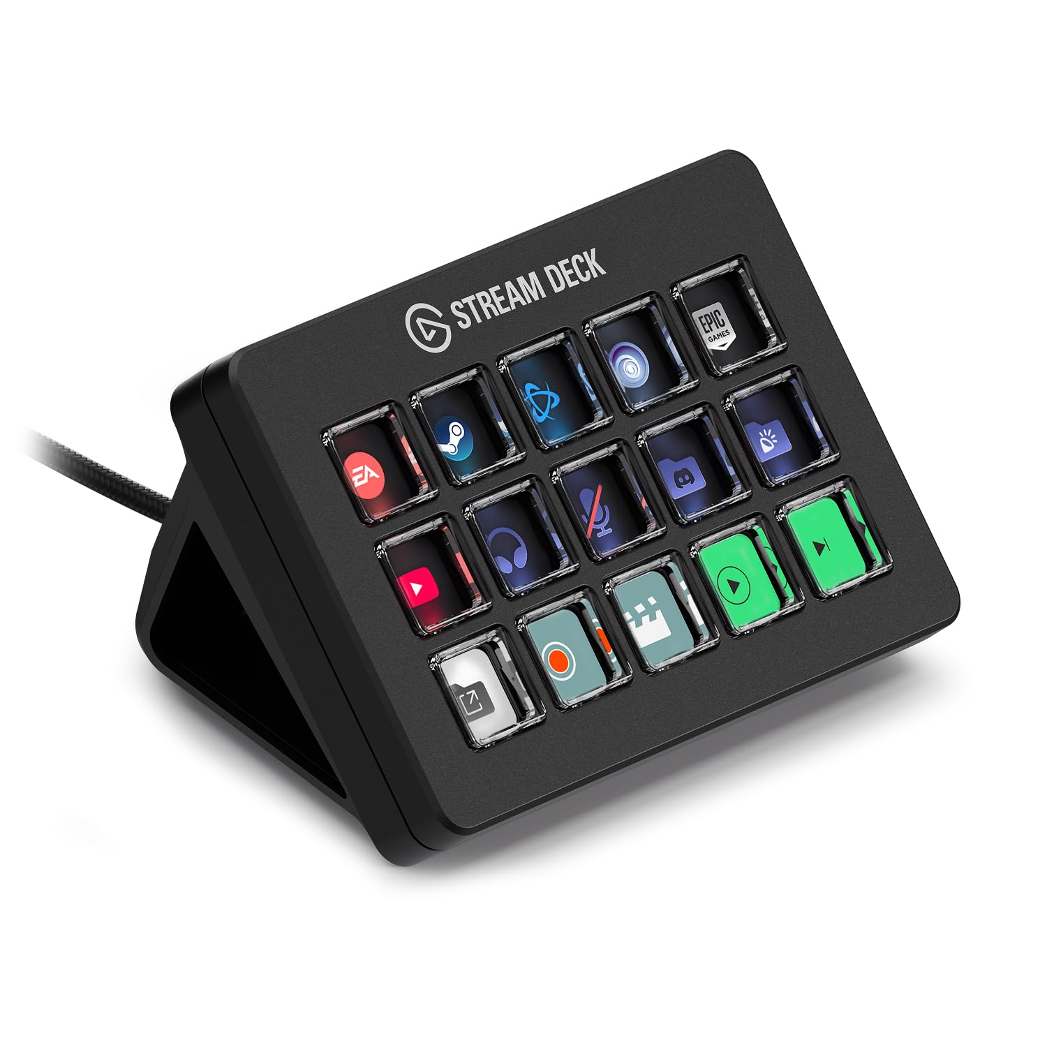 Elgato Stream Deck Scissor Keys—Workflow Controller with Customisable Macro