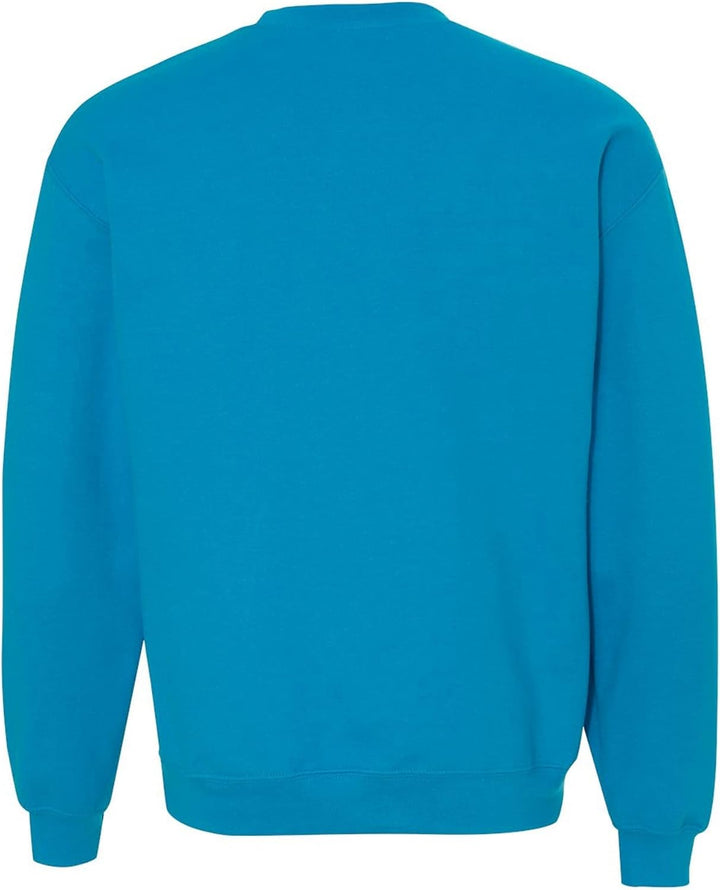 Gildan Heavy Blend Unisex Adult Crewneck Sweatshirt - Soft Fleece, 50% Cotton 50% Polyester, Purple (Size S)