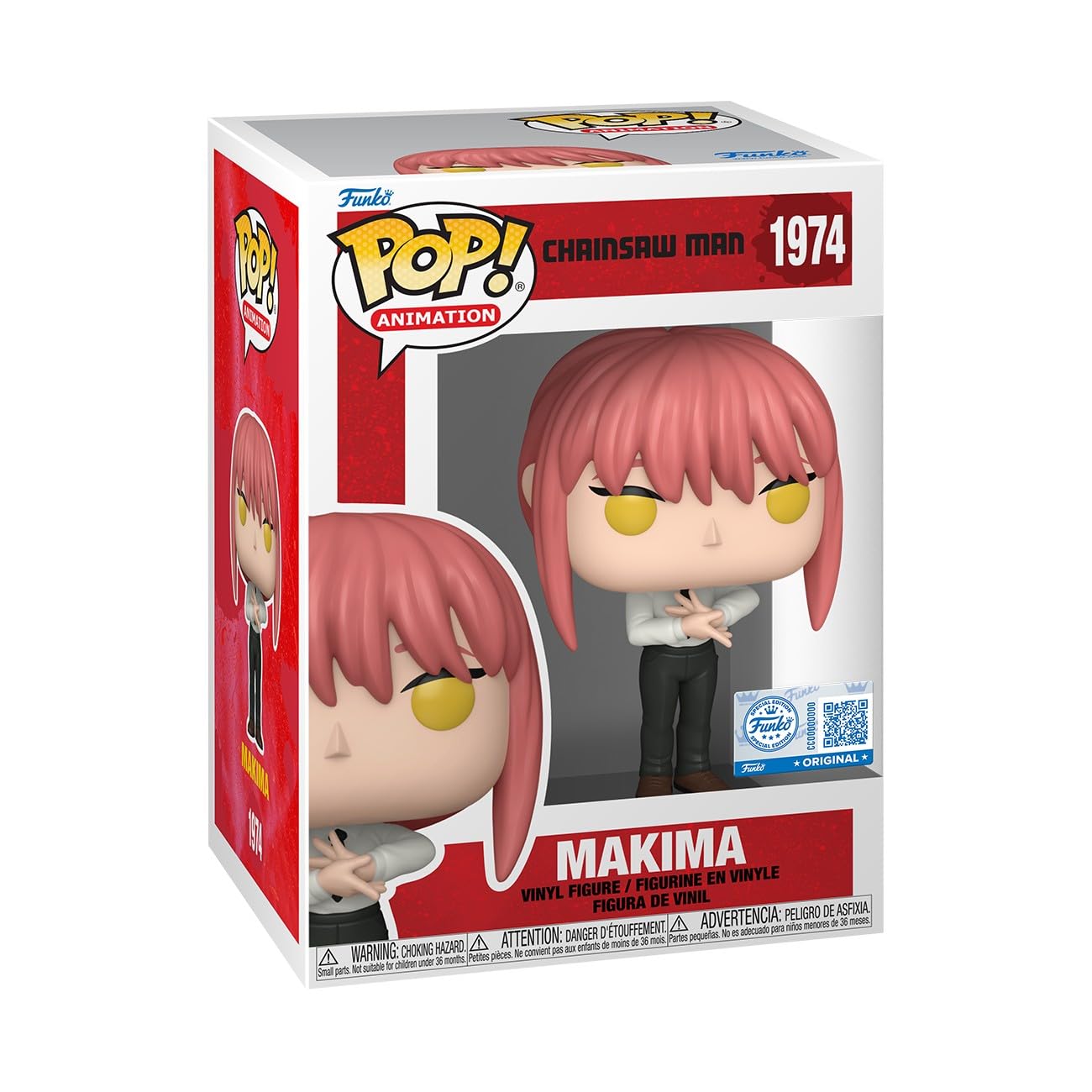 Funko Pop! Animation: Chainsaw Man - Makima (Hands) Vinyl Figure | 3.75 Inches | Multicolor 1