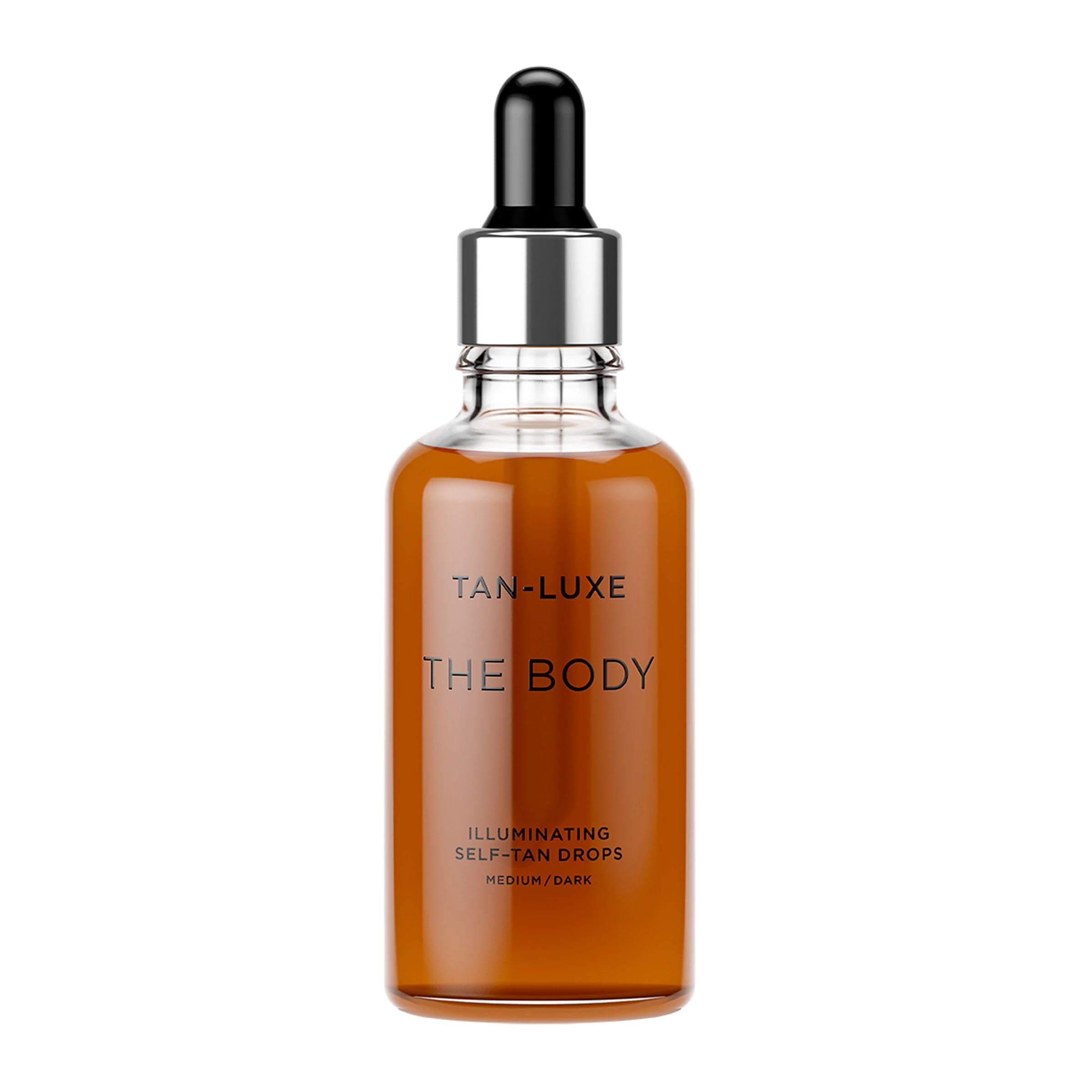 TAN-LUXE THE BODY Self-Tan Drops - Medium/Dark | 50 ml | Customizable Glow