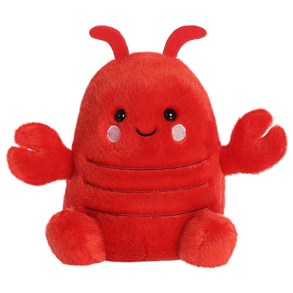 AURORA Palm Pals Clawford Lobster Soft Toy - 13cm Red Plush | Suitable from Birth