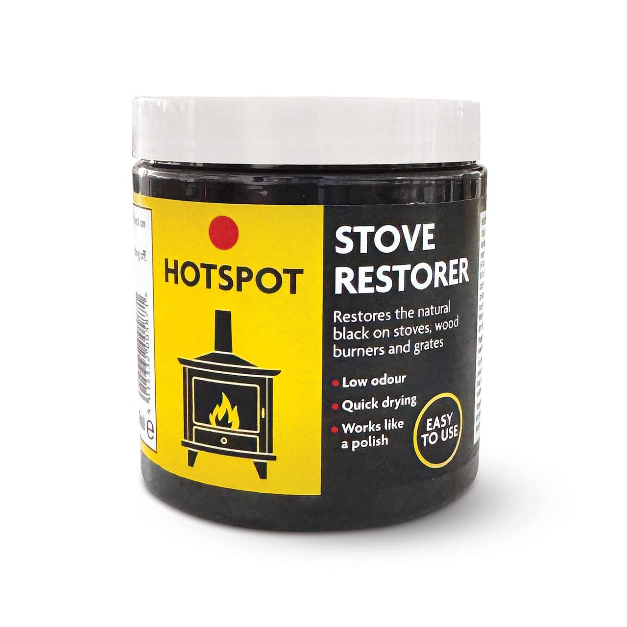 Hotspot Stove Restorer 250ml – Black Polish for Cast Iron Stoves &amp; Fireplaces
