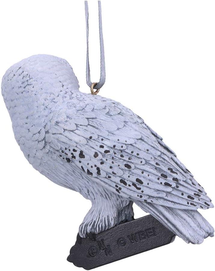 Nemesis Now Harry Potter Hedwig Hanging Ornament, White, 9cm