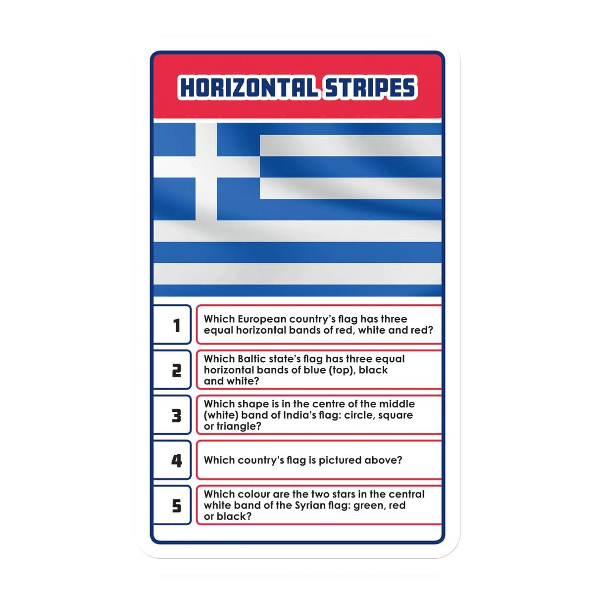 Top Trumps Countries and Flags Quiz Game - 500 Questions | Multicolor | Standard Edition 6