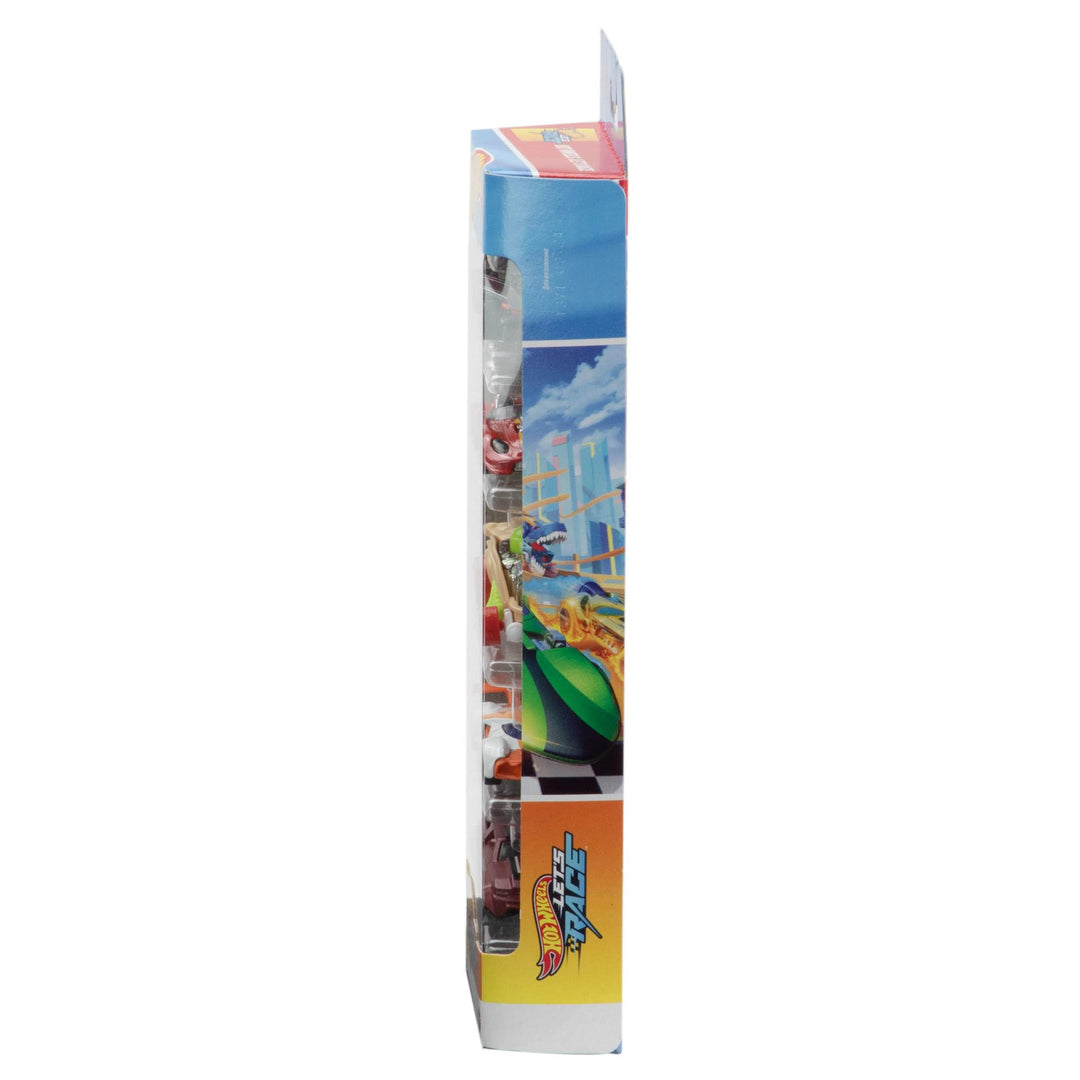 Hot Wheels 5-Pack Die-Cast Cars - 1:64 Scale Vehicles from Netflix Series Let’s Race, JDR20