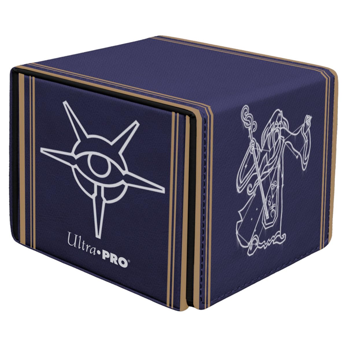 Ultra Pro Alcove Edge Deck Box - The Elder Scrolls Mages Guild | Holds 100 Double-Sleeved Cards | Black 1