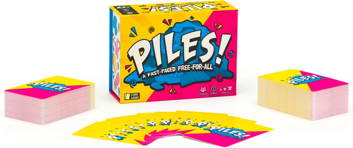 Lost Boy Entertainment Piles Card Game for Kids 8 and Up