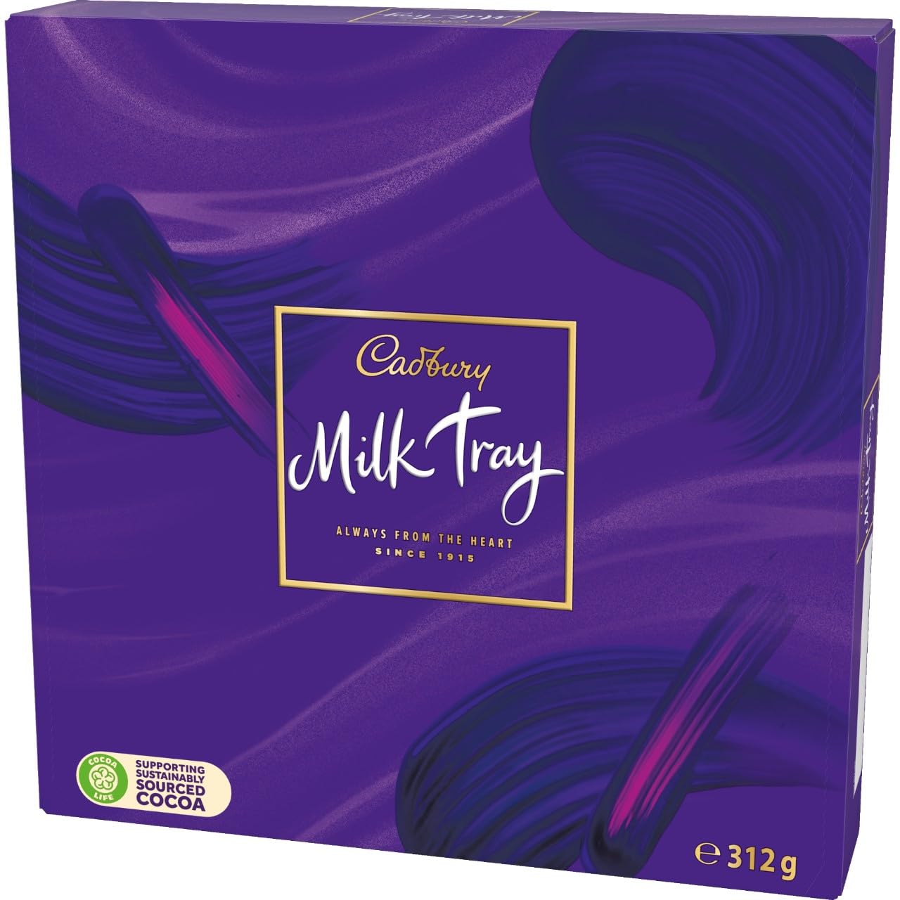 Cadbury Milk Tray Chocolate Box, 312g Assorted Milk Chocolates Gift Set 9