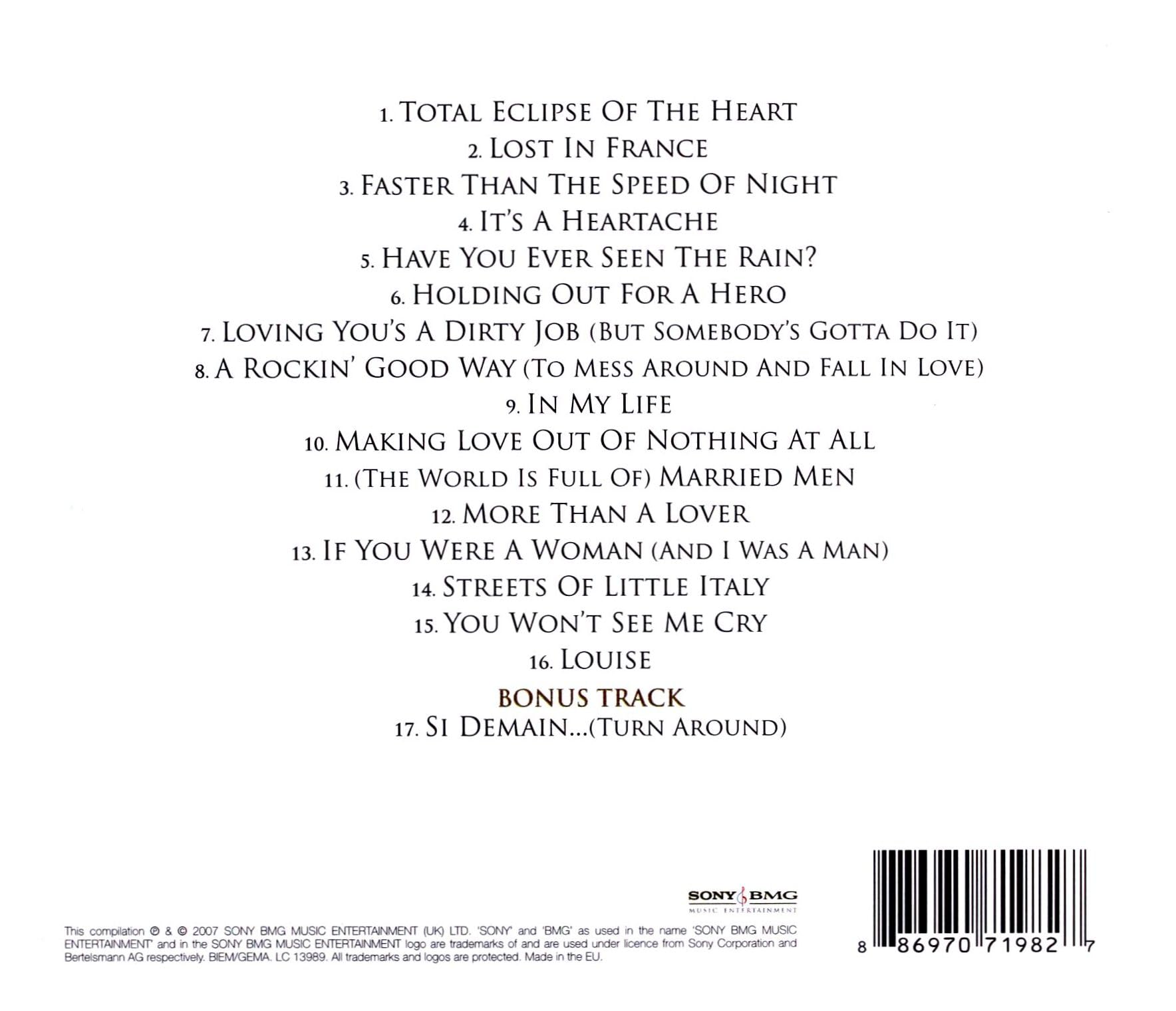 Bonnie Tyler - From The Heart: Greatest Hits [CD] 2