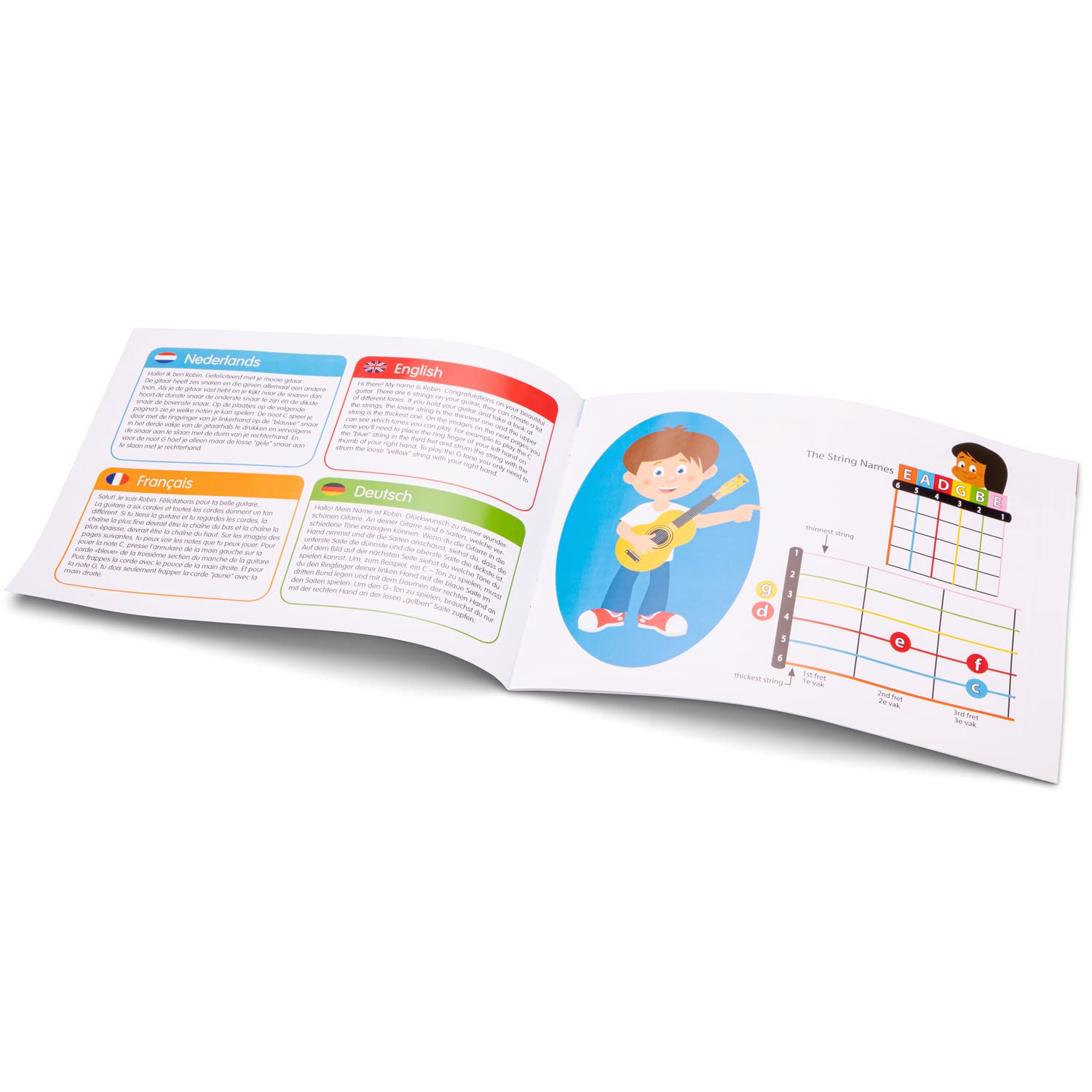 New Classic Toys Wooden Toy Guitar - First Melodies Collection for Kids 3+ 12