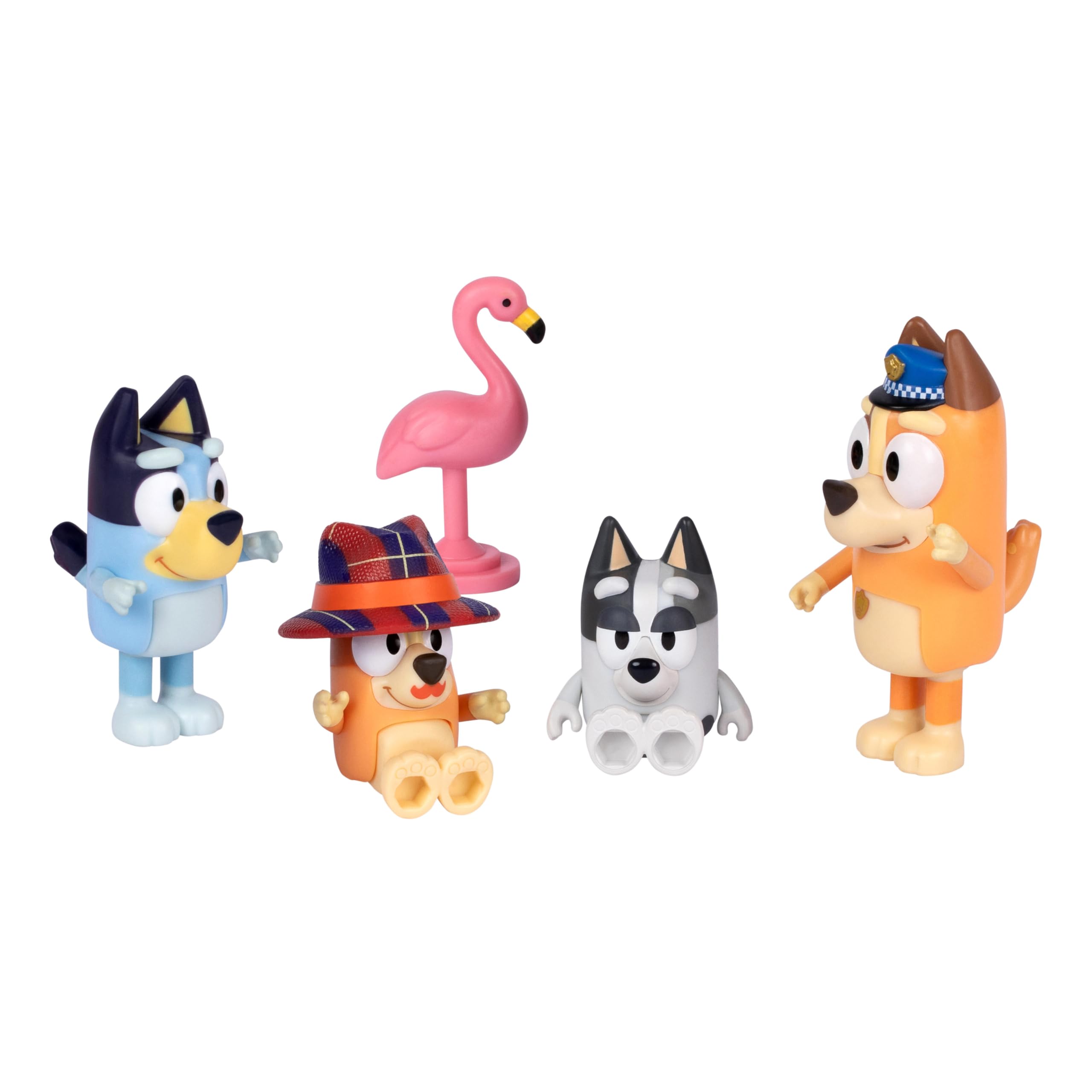 Bluey The Sleepover Figure 4-Pack - 4 Episode-Themed Figures with Moving Arms | Ages 3+ | 2.5-3" Figures 3