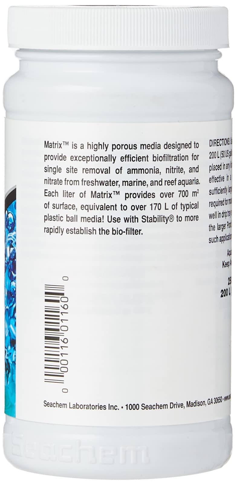 Seachem Matrix Bio Media - High Capacity Bio Filtration for Aquariums | 250 ml Silver