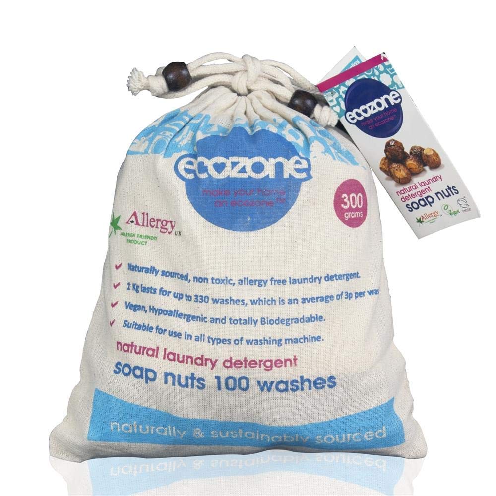 Ecozone Soap Nuts Natural Laundry Detergent Pellets - 300g Organic & Hypoallergenic 1