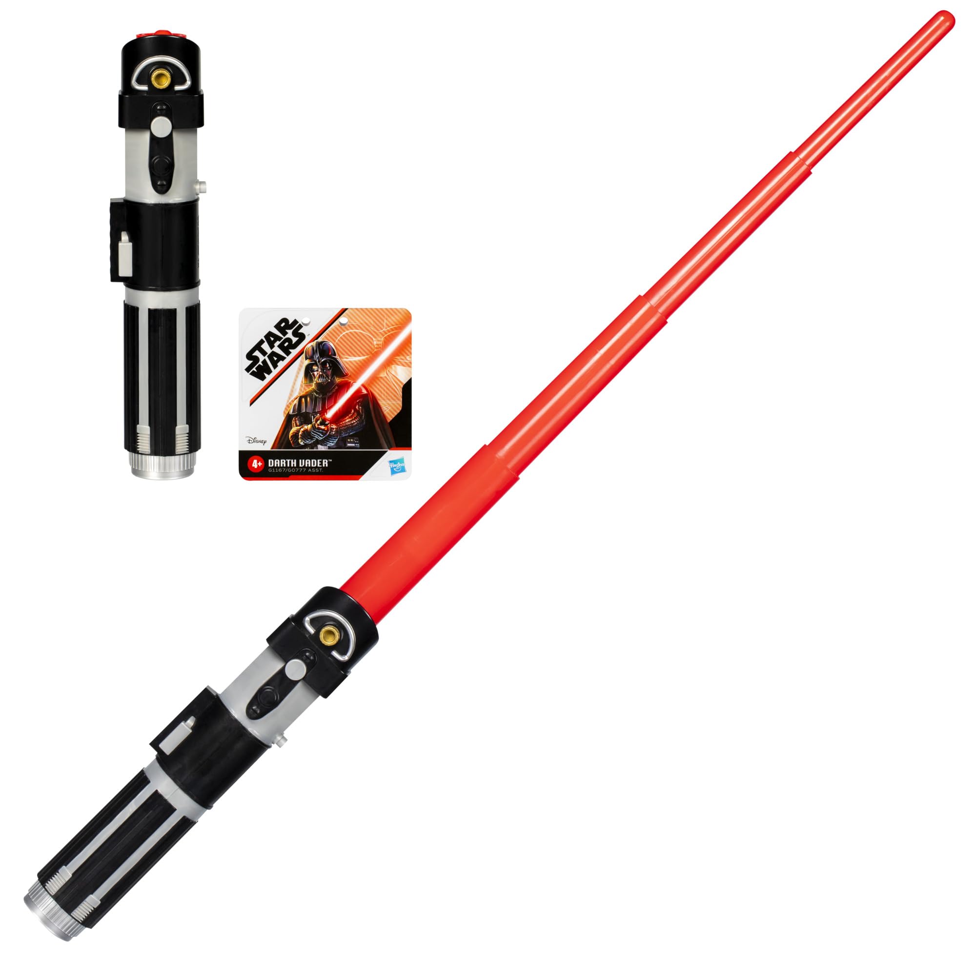 Star Wars Darth Vader Lightsaber Toy - Red Extendable Blade | 30 Inches Extended | Ages 4+ 4