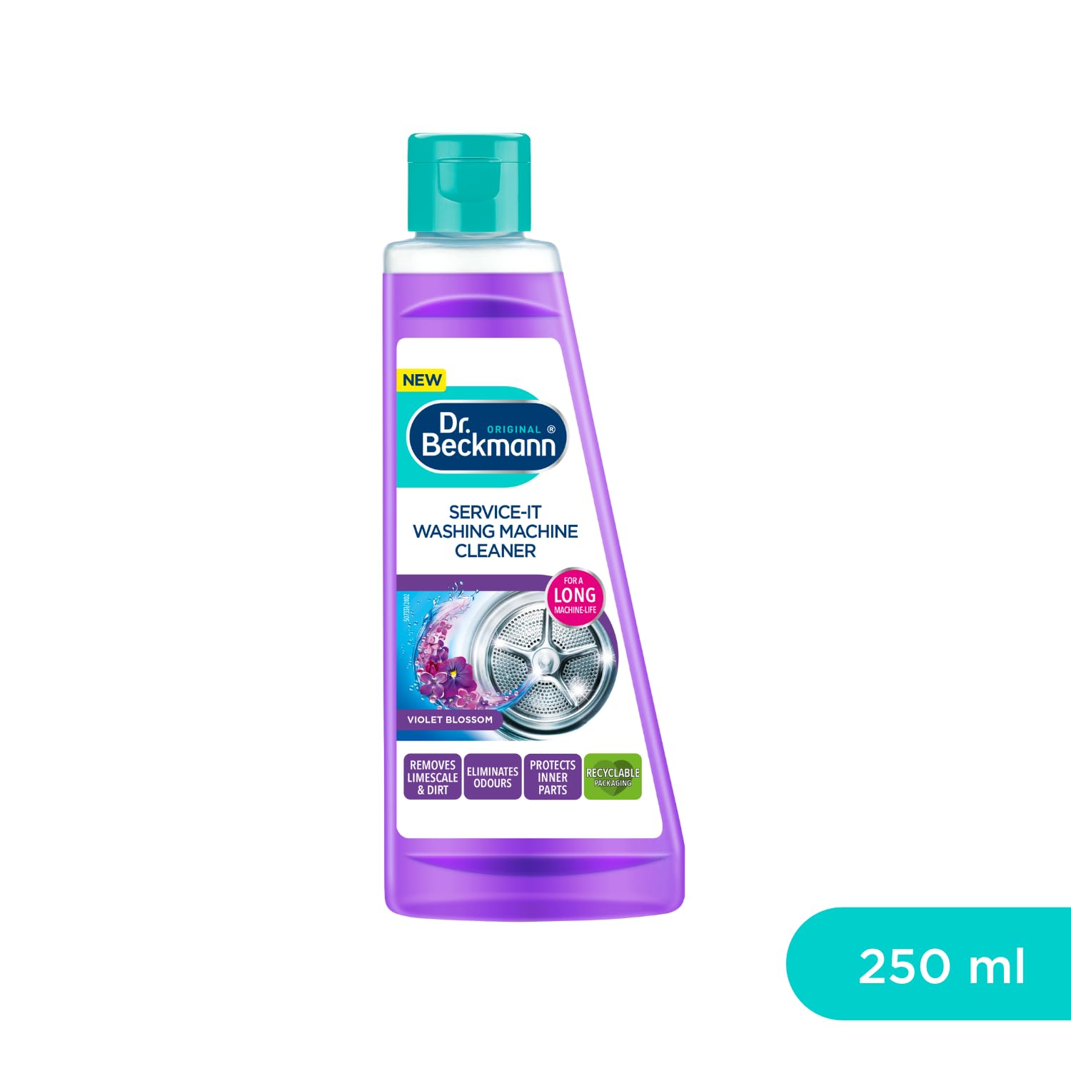 Dr. Beckmann Service-it Washing Machine Cleaner - Removes Limescale & Odours | 250 ml Liquid 3