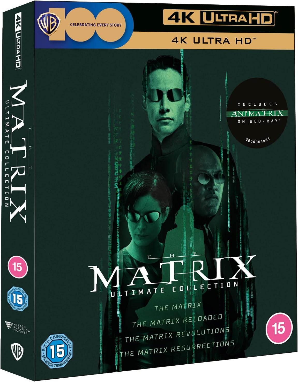 The Ultimate Matrix Collection [4K Ultra HD] [1999] [Blu-ray] [2024] [Region Fre