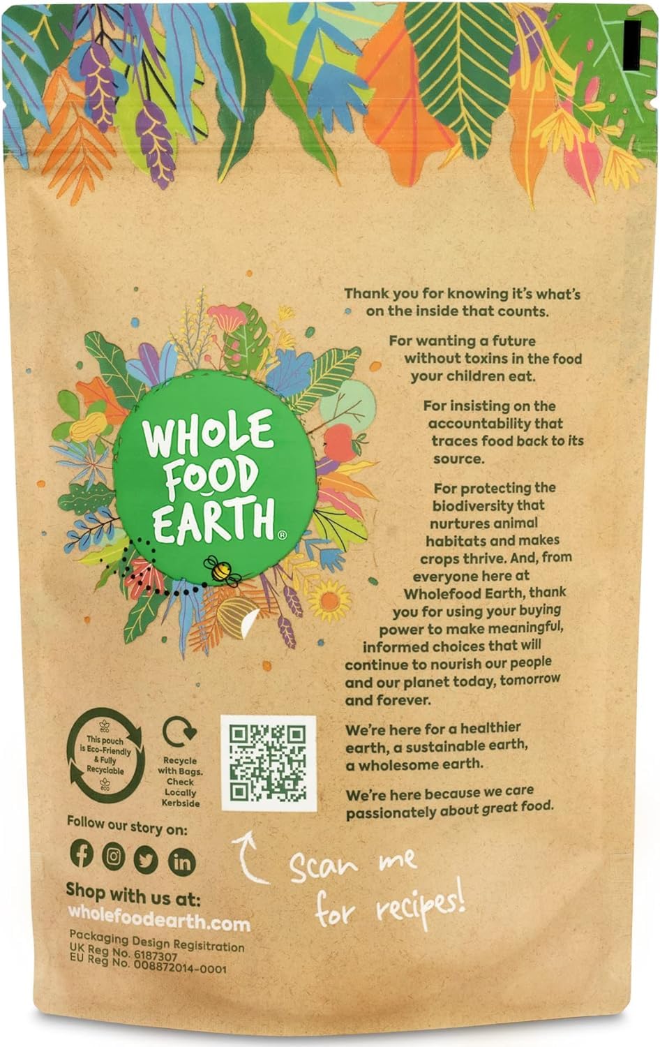 Wholefood Earth Organic Almond Flour - Raw, GMO Free | 1 kg 2