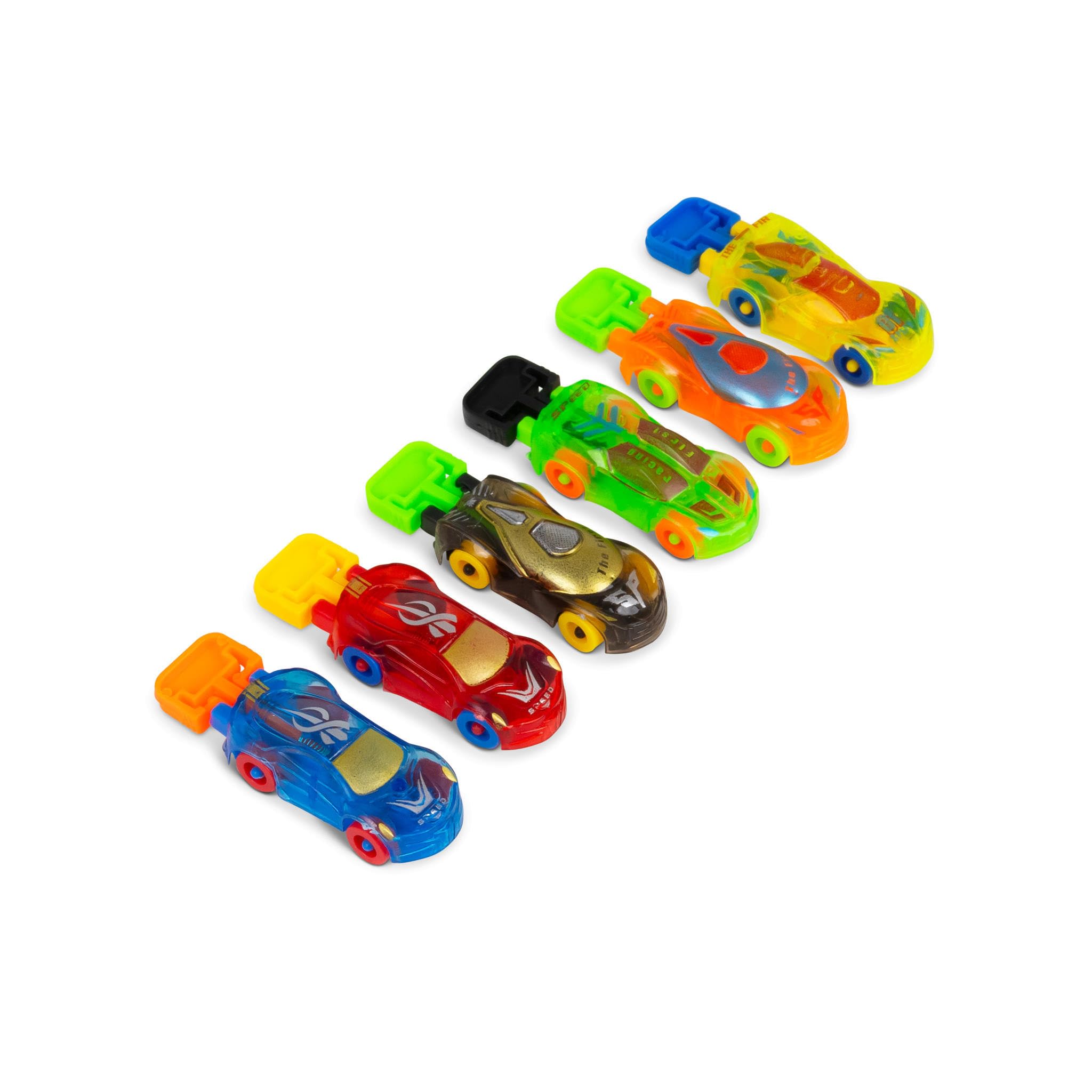 HGL Mini Racing Cars - 4-Pack Vibrant Metal & Plastic Toy Vehicles for Kids 3+