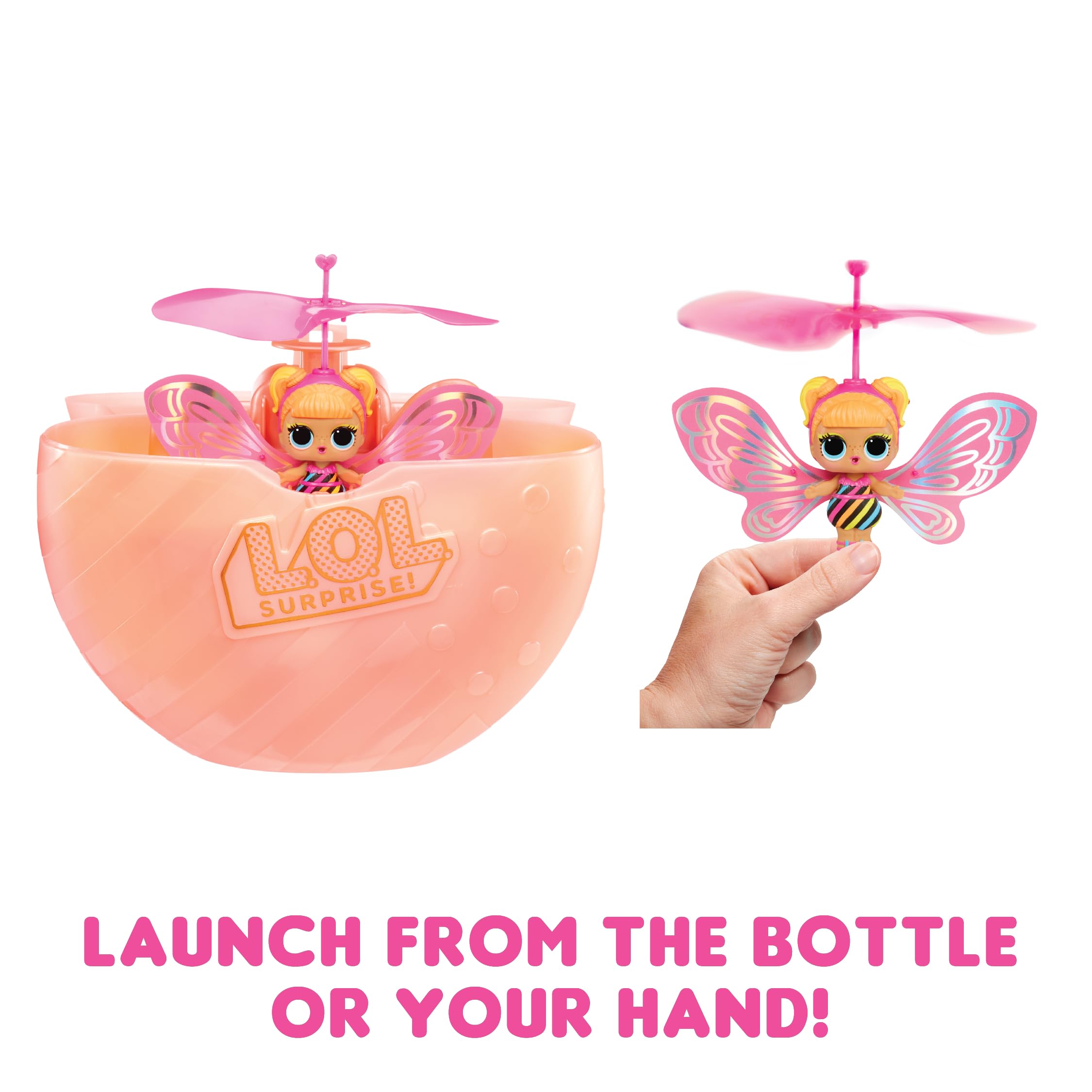 L.O.L. Surprise! Magic Flying Doll - Flutter Star Interactive Flying Toy | Rechargeable 4