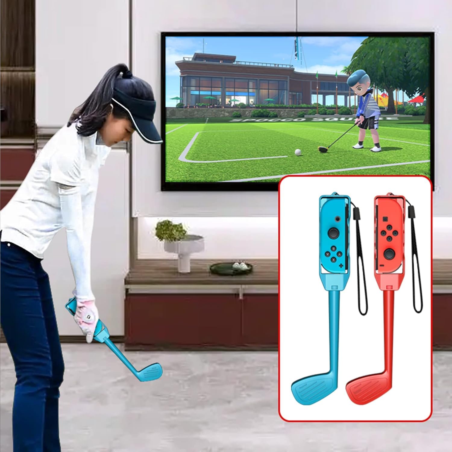 HLRAO 10 in 1 Nintendo Switch Sports Accessories Bundle for Switch & OLED Model 13