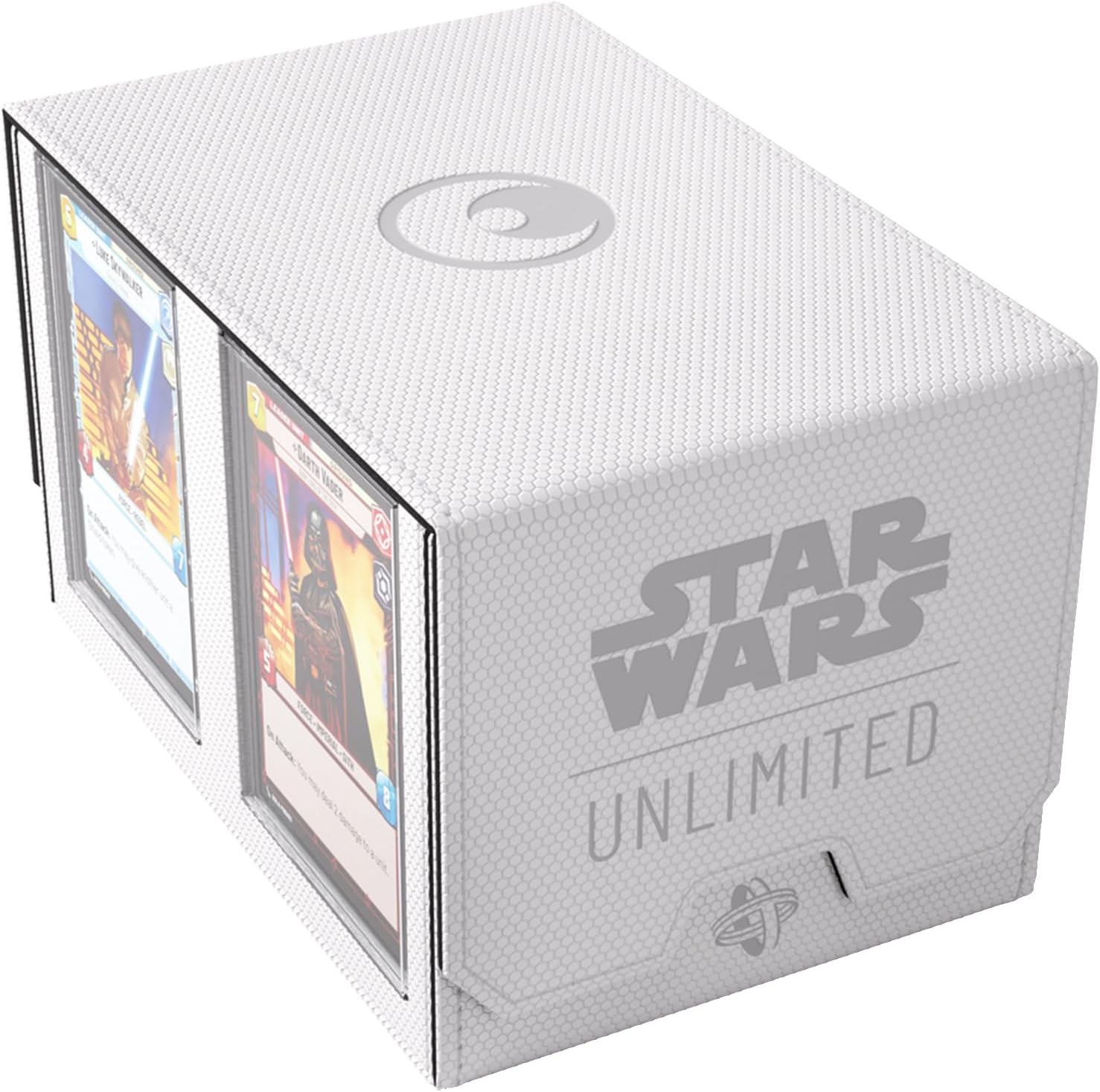 Gamegenic Star Wars Unlimited Double Deck Pod - White/Black TCG Deck Box 1