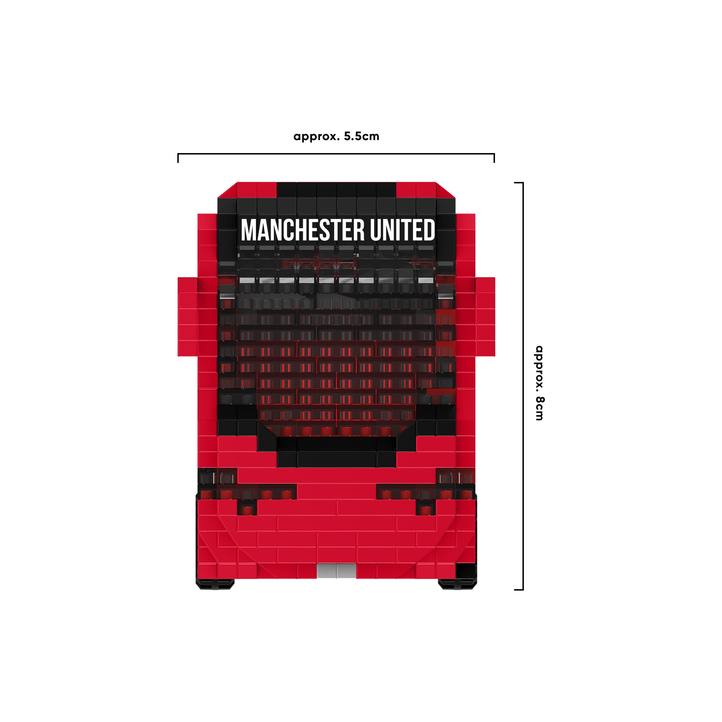 FOCO BRXLZ Manchester United FC Football Coach 3D Building Set | 1347 Pieces | Ages 12+ 4