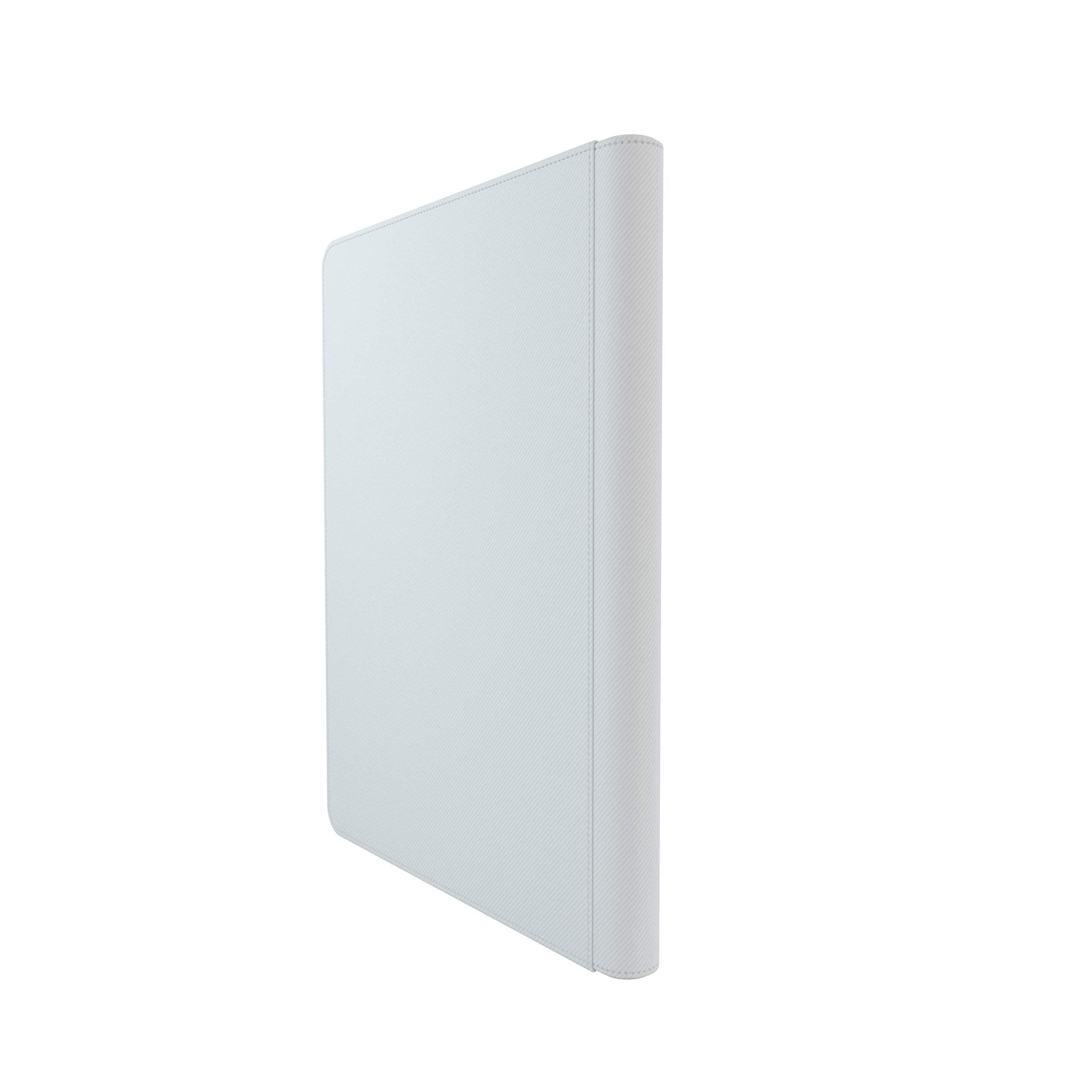 Gamegenic Zip-Up Album - 18-Pocket Card Storage for Trading Cards (White, 8+ Years)