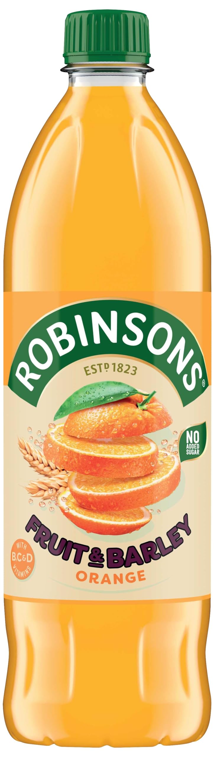 Robinsons Fruit & Barley Orange Squash Concentrate | 1L Bottle | No Added Sugar 1