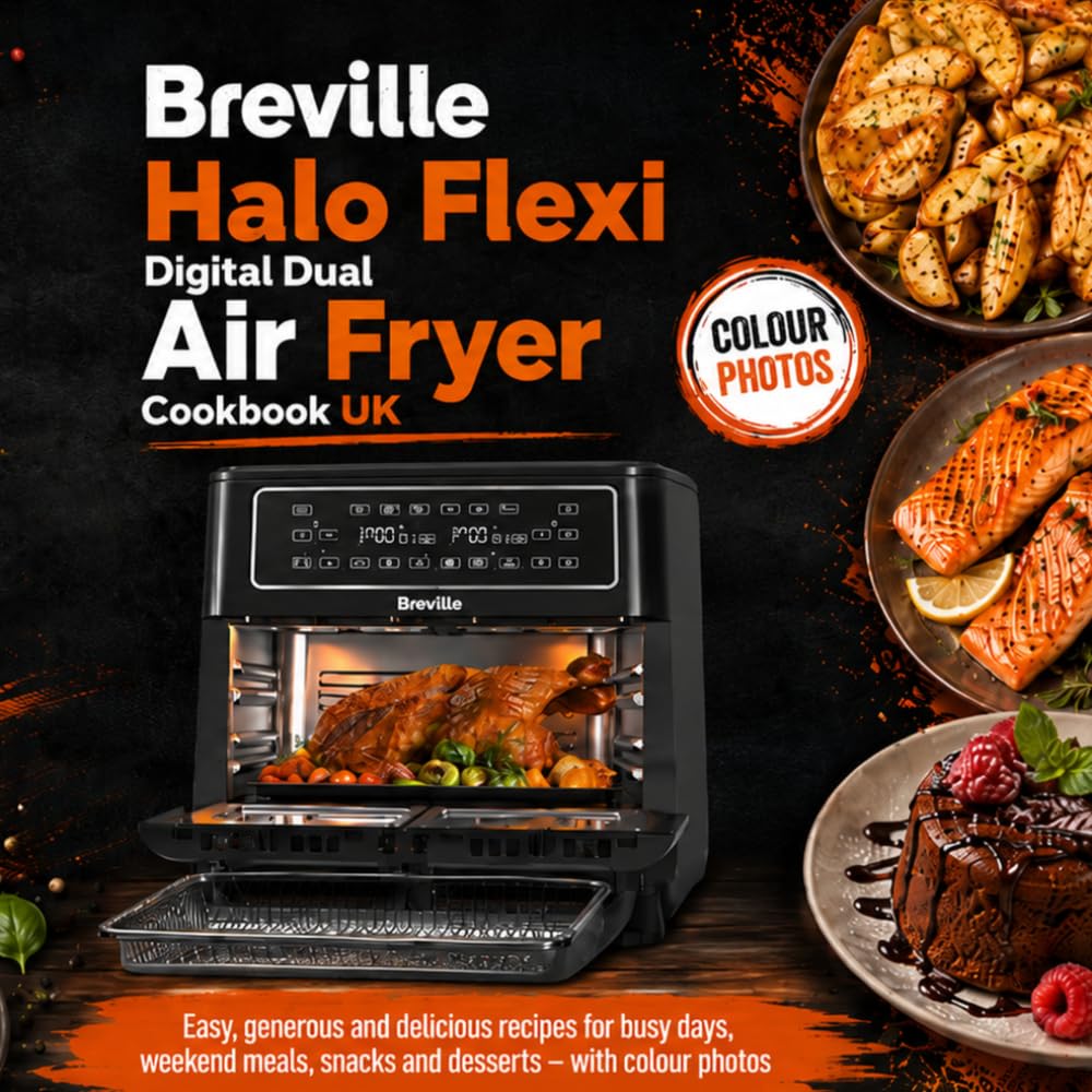 Lucas Meagher - Breville Halo Flexi Digital Dual Air Fryer Cookbook UK | Paperback 1