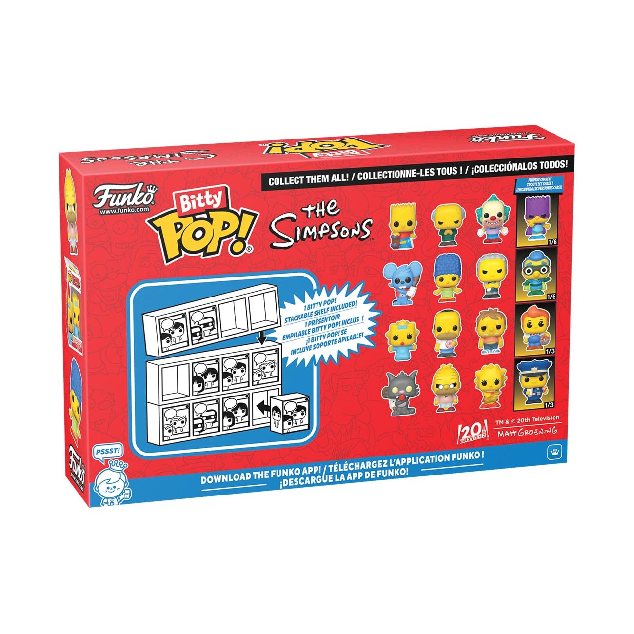 Funko Bitty Pop! The Simpsons - Scratchy - 4PK with Mystery Mini Figure 12