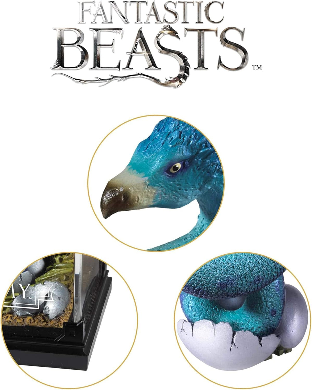 The Noble Collection Fantastic Beasts Magical Creatures Series - Occamy Hand-Painted Collectible Figure (FB-Magical Creatures 2)