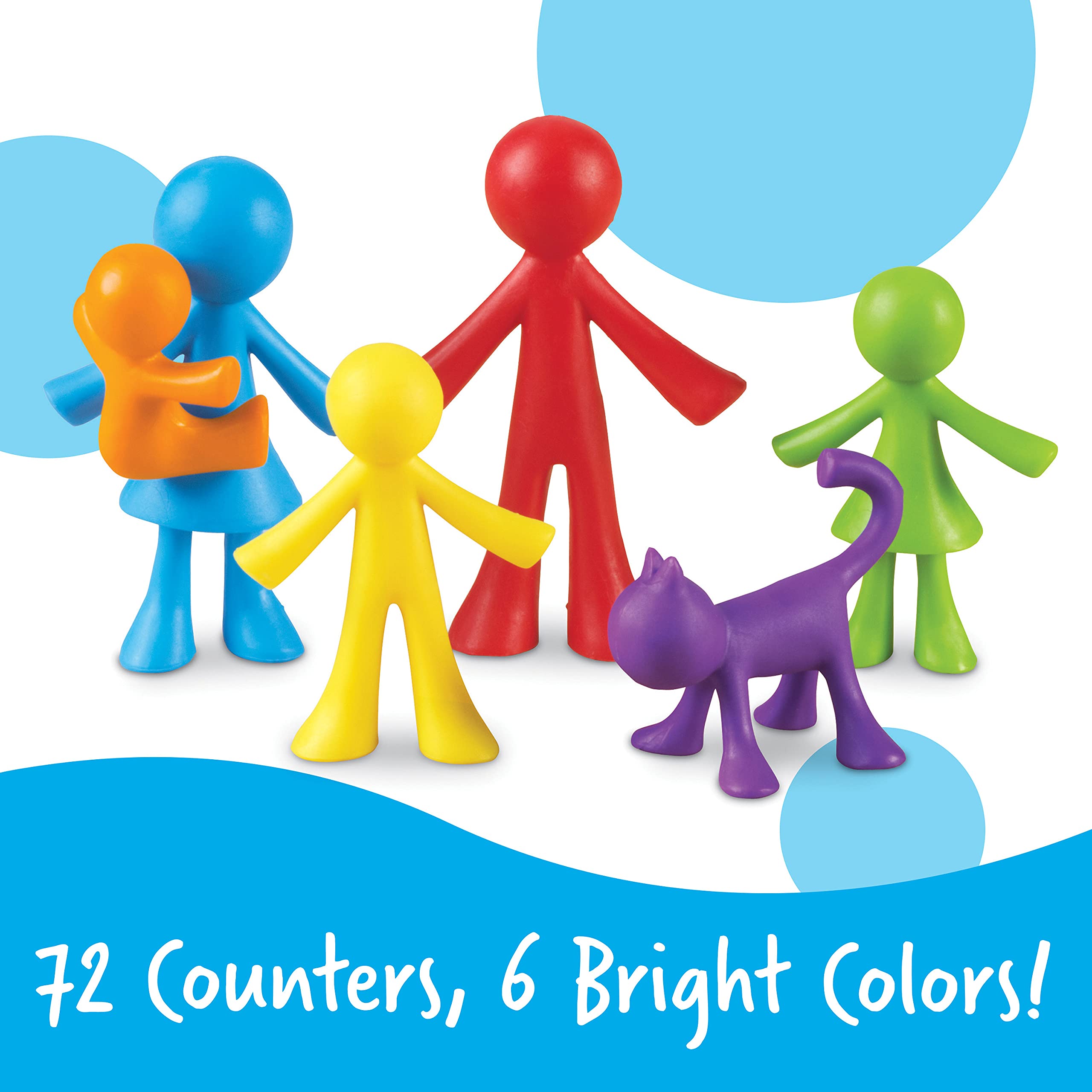 Learning Resources All About Me Family Counters - 72 Pieces for Counting, Sorting & Social-Emotional Learning 4
