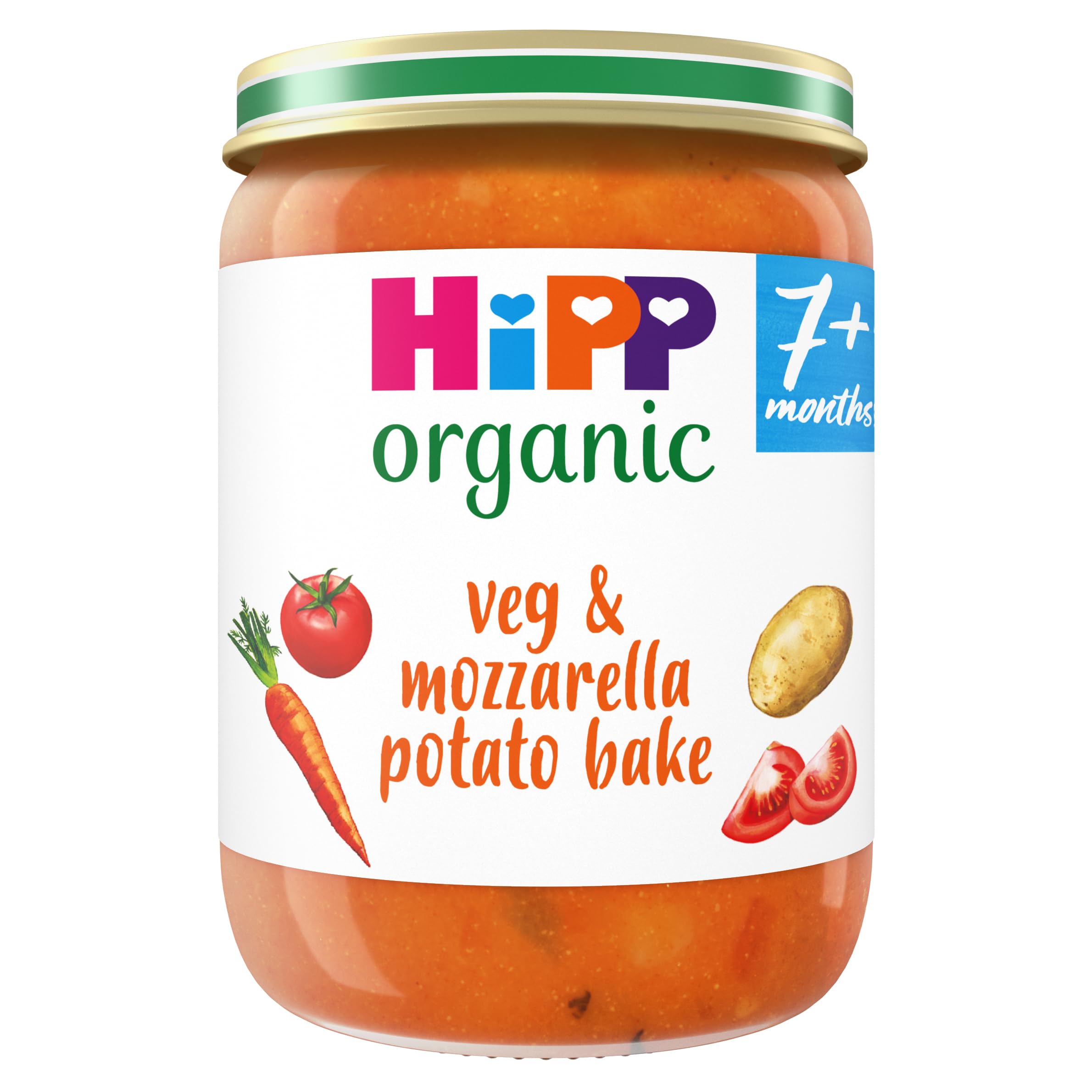 HiPP Organic Veg & Mozzarella Potato Bake Baby Food Jar | 7+ Months | 6 x 190g 1
