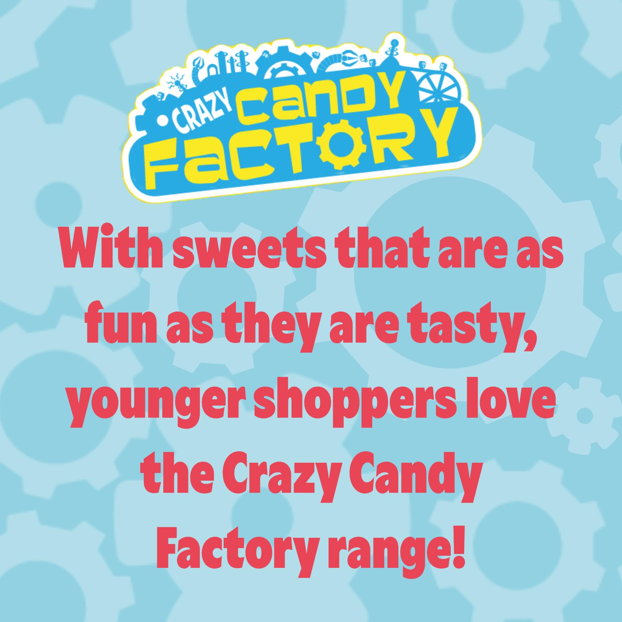 Crazy Candy Factory Popping Candy - Strawberry & Blue Raspberry Flavour | 50 Pack | 7g Sachets 5