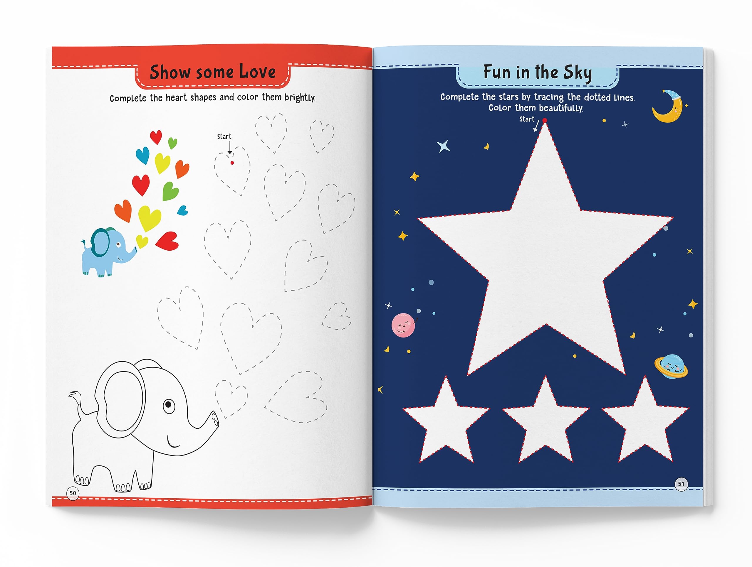 Wonder House 101 Pencil Control Activity Book - Tracing Practice for Ages 2+ 6