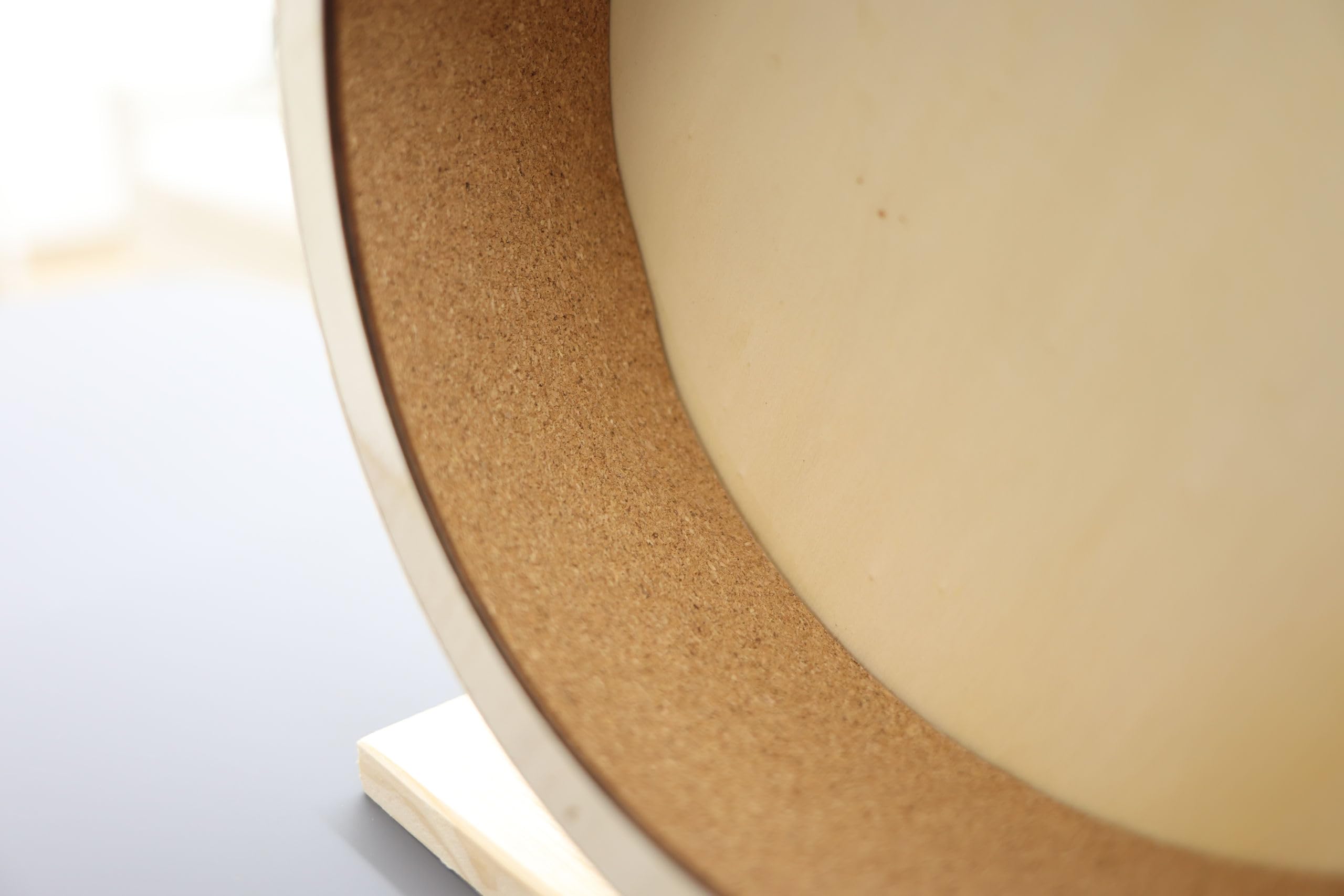 Kerbl Pet Wood Hamster Wheel - Ø 29cm Natural Exercise with Cork Tread | Stable & Quiet 5