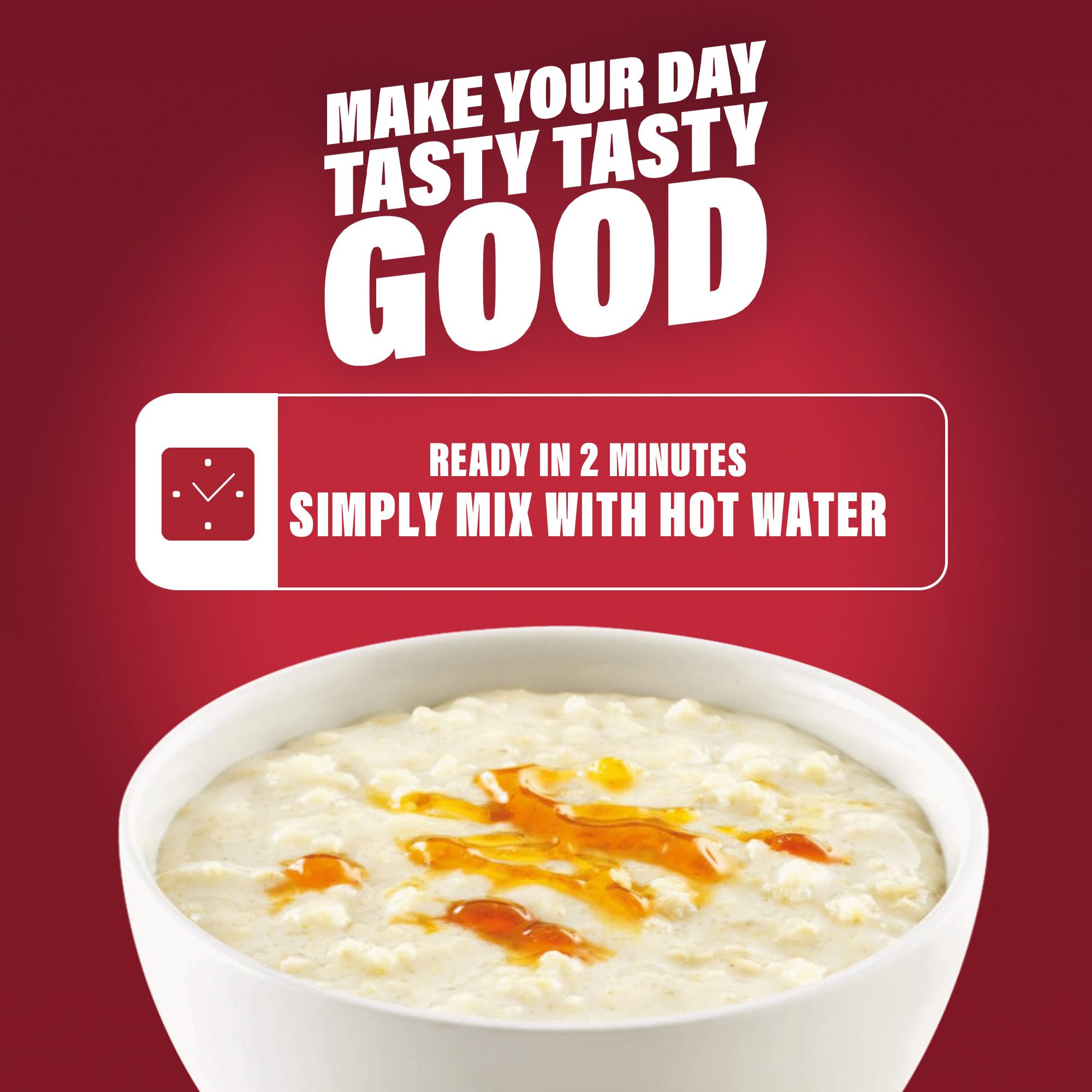 SlimFast Golden Syrup Flavour Porridge, No Added Sugar, High in Protein, 29g 2