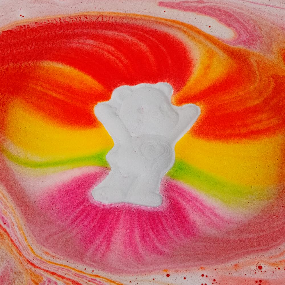 ZIMPLI Care Bears Baff Bombz - Rainbow Special Effect Bath Bomb | Strawberry Scented | 110g 4
