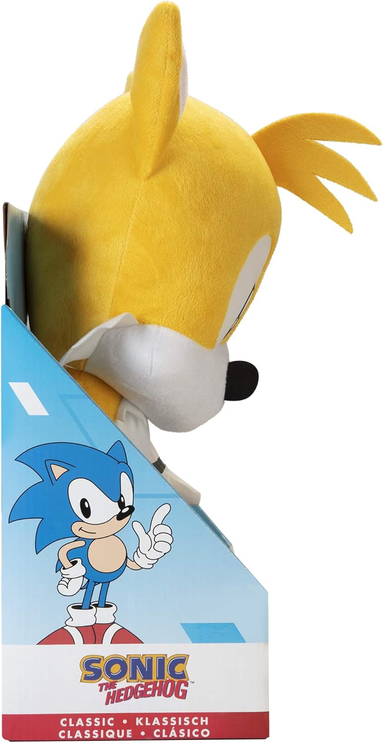 Sonic The Hedgehog Tails Jumbo Plush (2023) - 28" Premium Soft Plush Toy