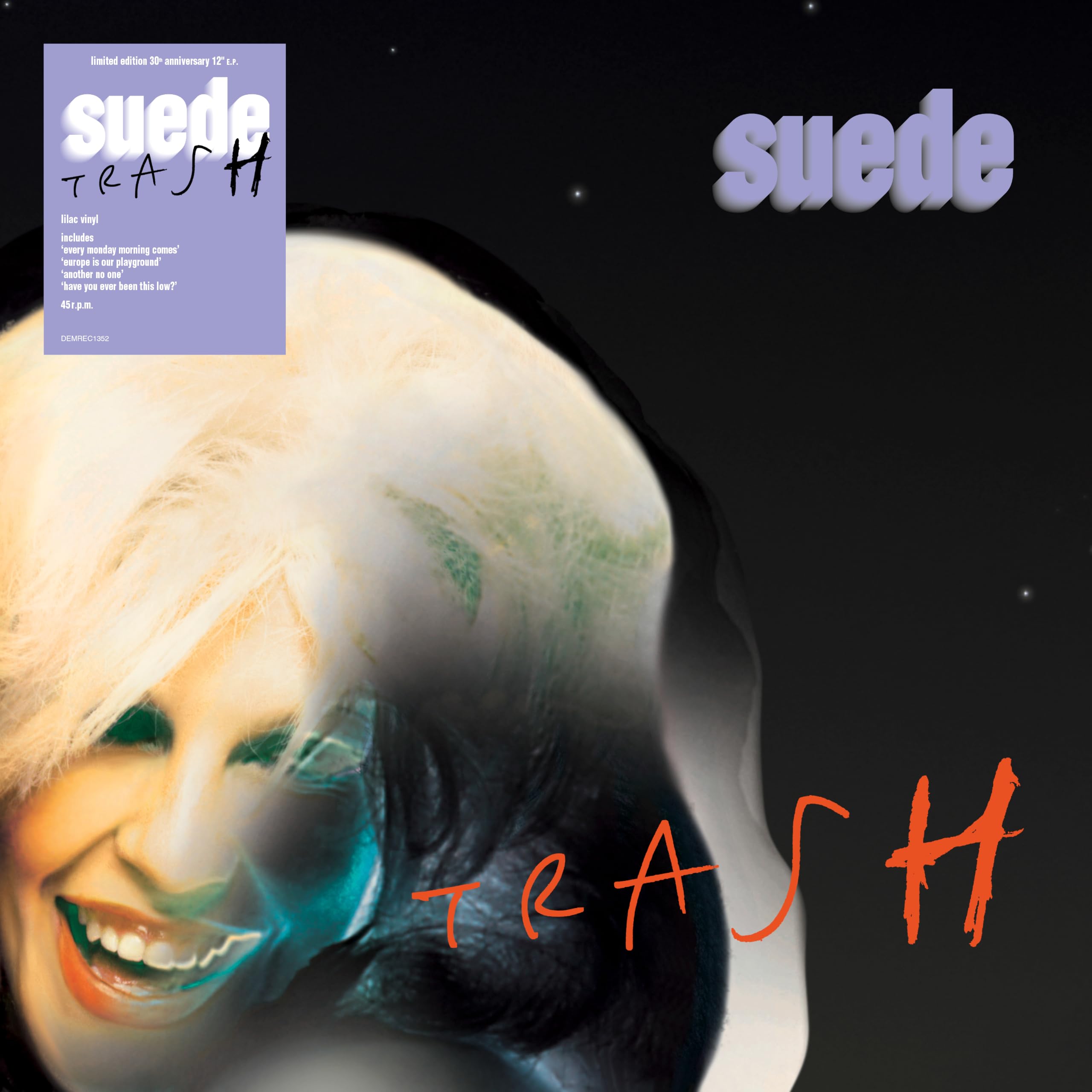 Suede - Trash [30th Anniversary Semi-Translucent Lilac Vinyl] 1