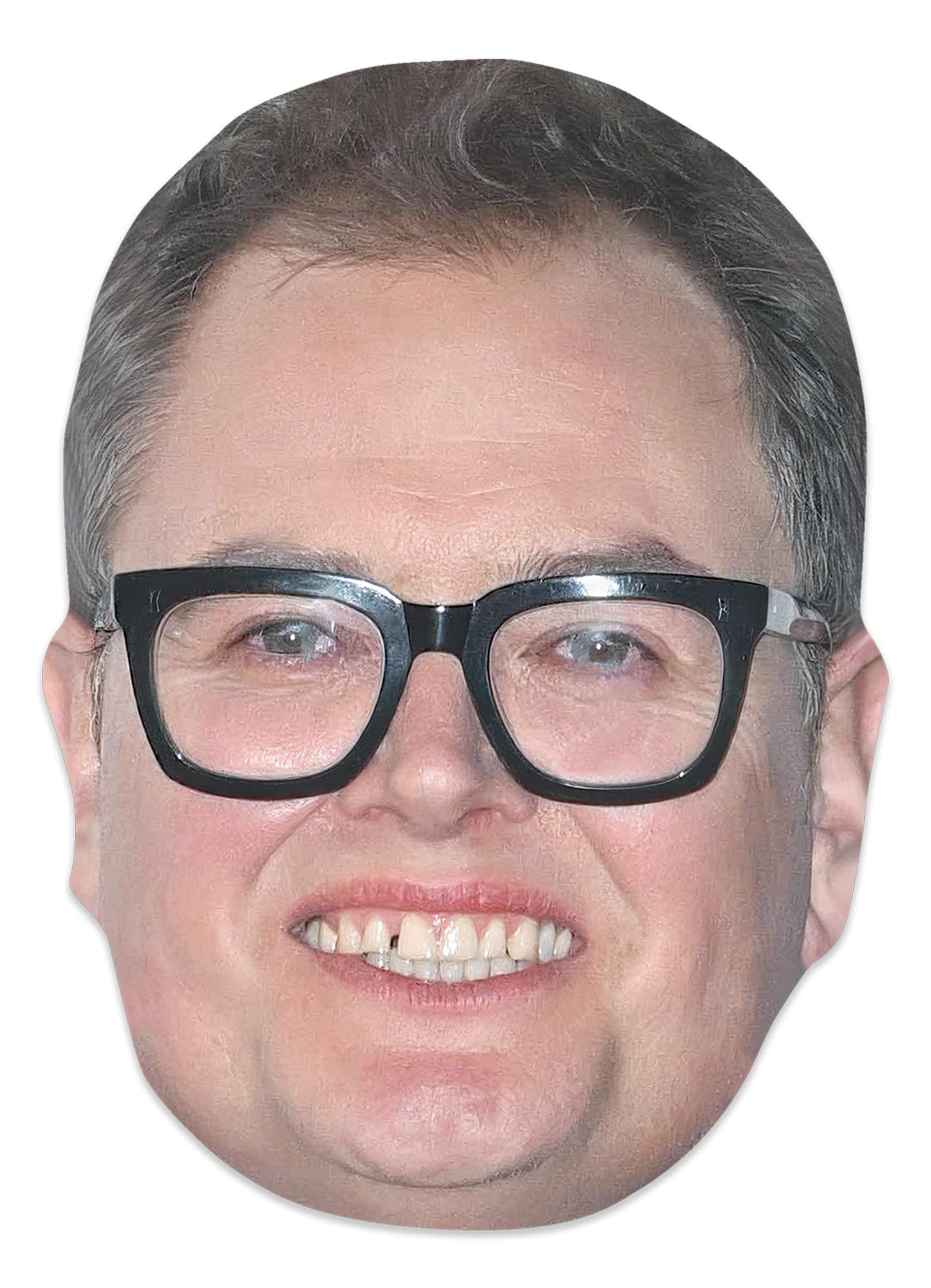 STAR CUTOUTS Alan Carr Comedian Face Mask - Cardstock | One Size | CM261