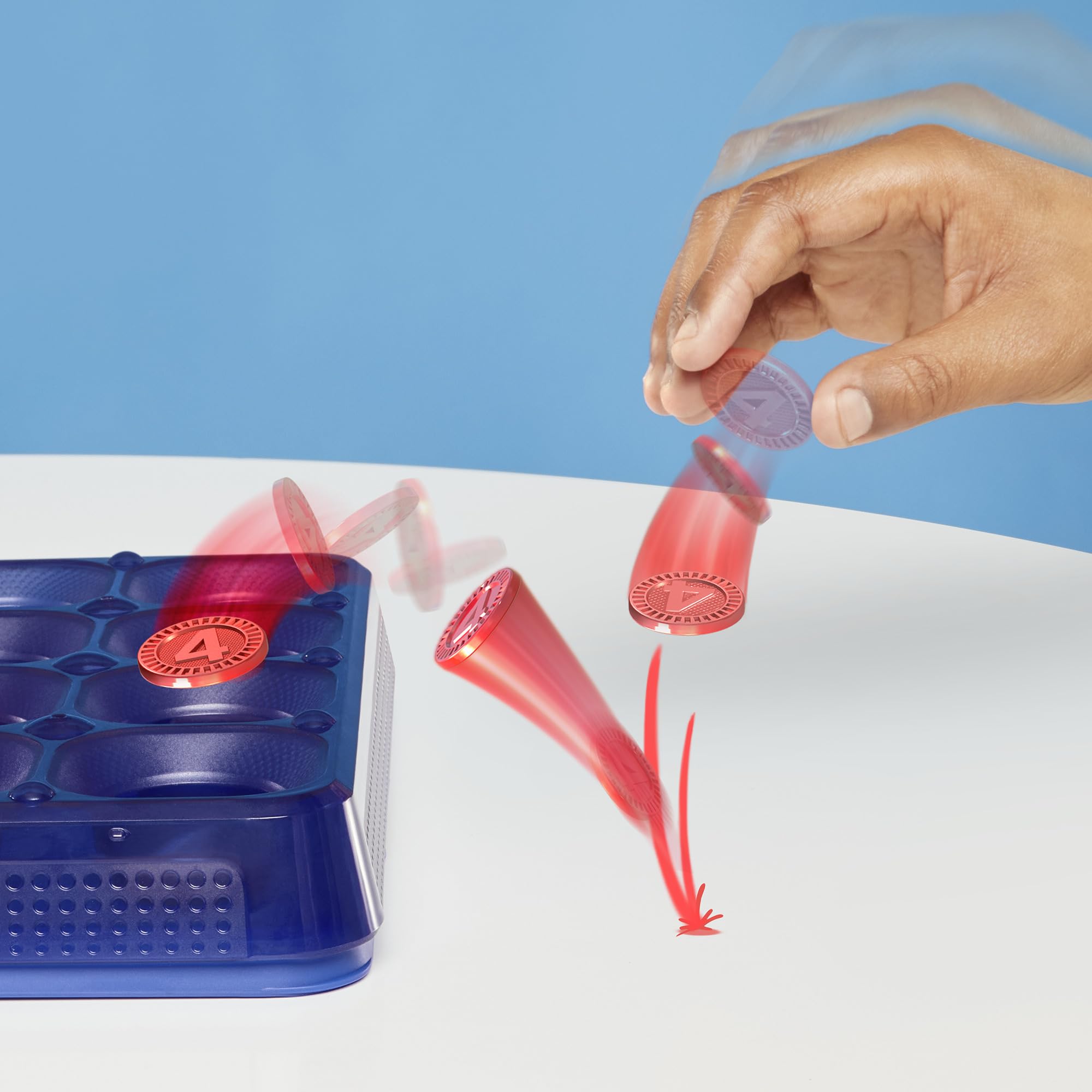 Hasbro Gaming Connect 4 Frenzy Game - Fast-Paced Bouncing Action | Ages 8+ | 2-6 Players 3