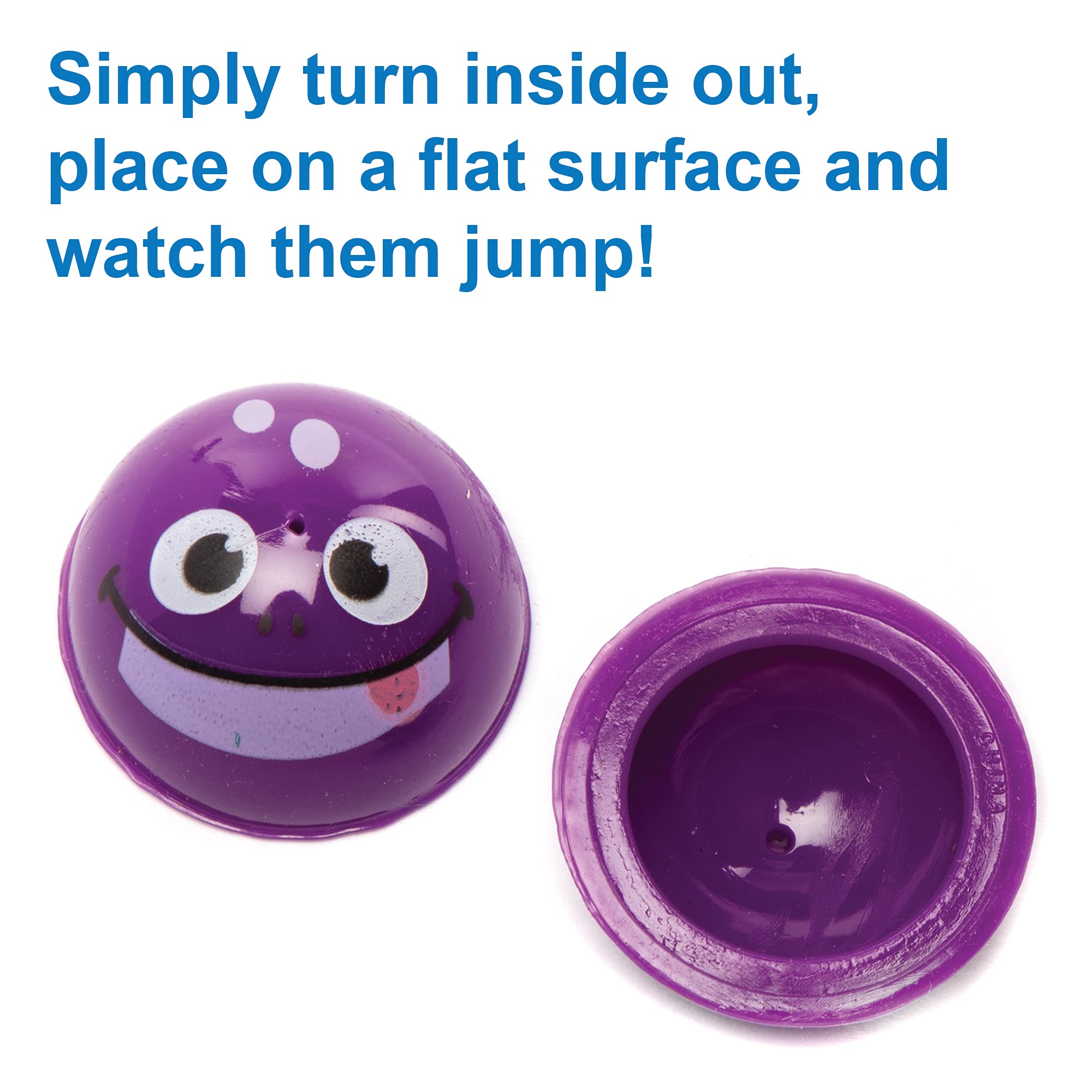 Baker Ross FE352 Frog Jumping Mini Pop Up Toy - Pack of 12 Popping Jumpers 4