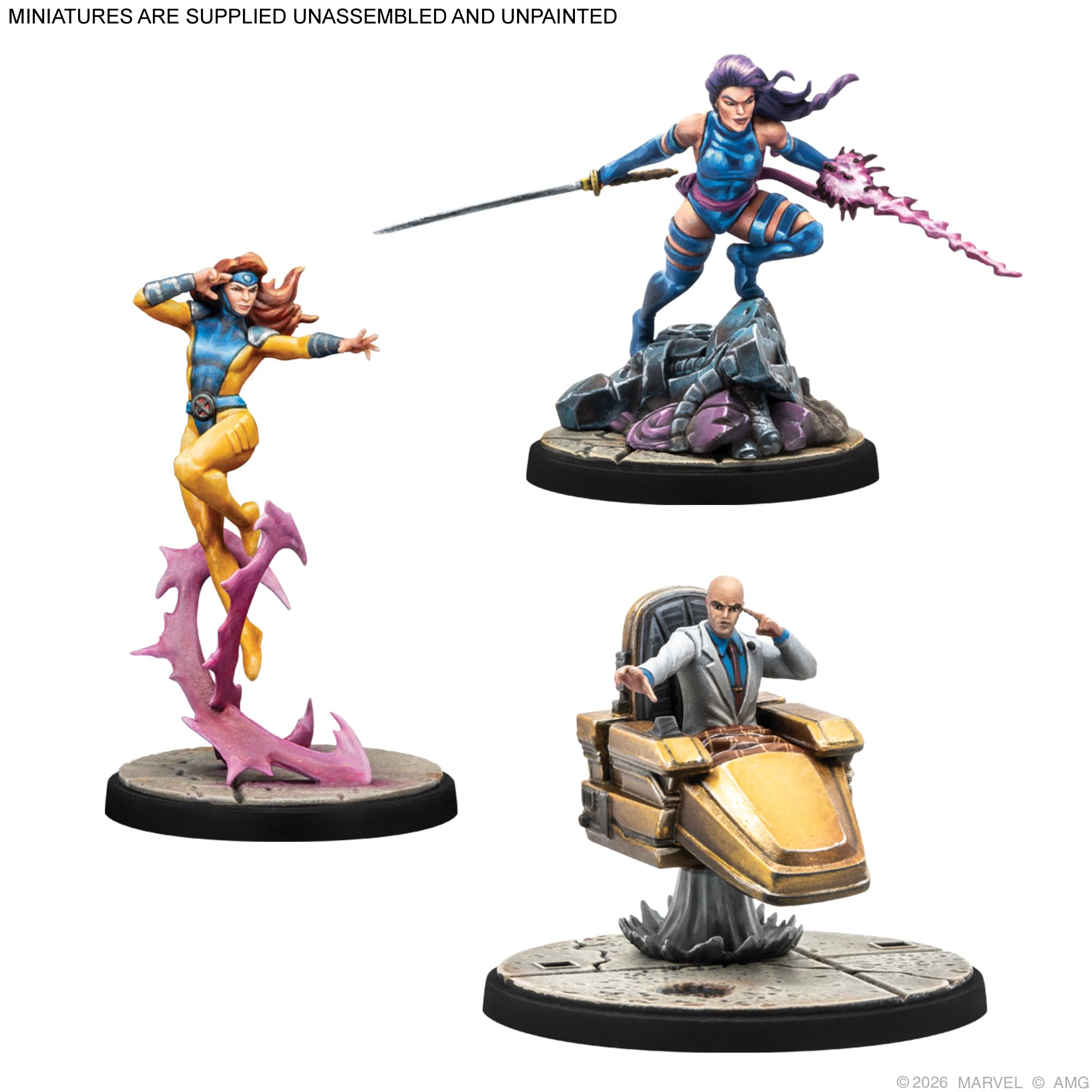 Asmodee Marvel: Crisis Protocol Uncanny Telepaths & Telekinetics Pack | 5 Miniatures | Ages 14+ 3