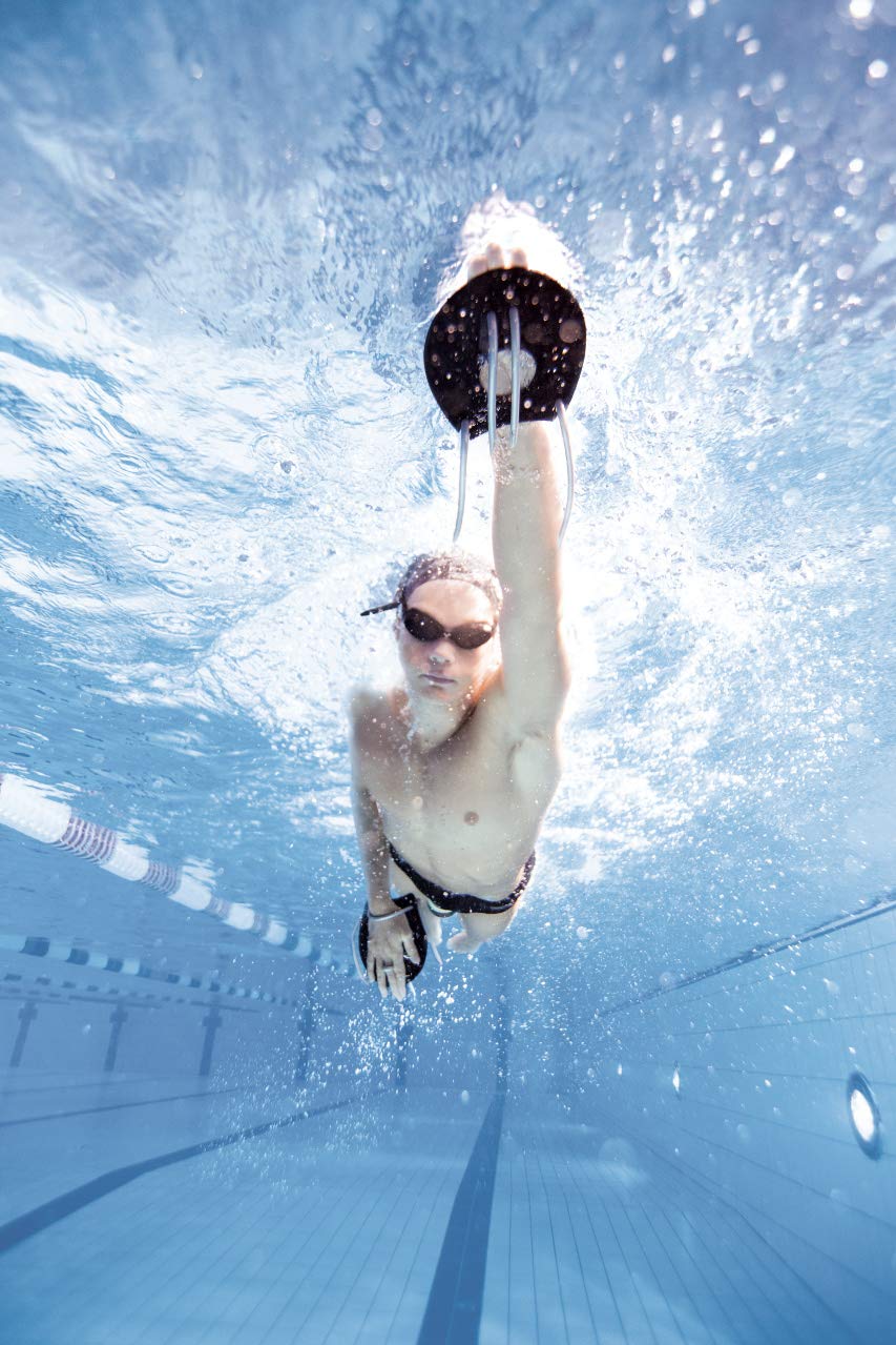 Arena Elite Handpaddel – Schwimmtrainingshilfe für Schlagtechnik und Kraft, groß, rosa 4