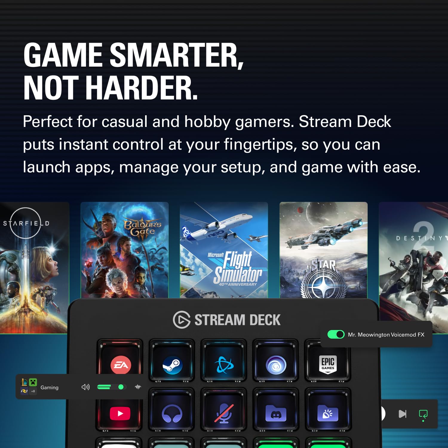 Elgato Stream Deck Scissor Keys—Workflow Controller with Customisable Macro